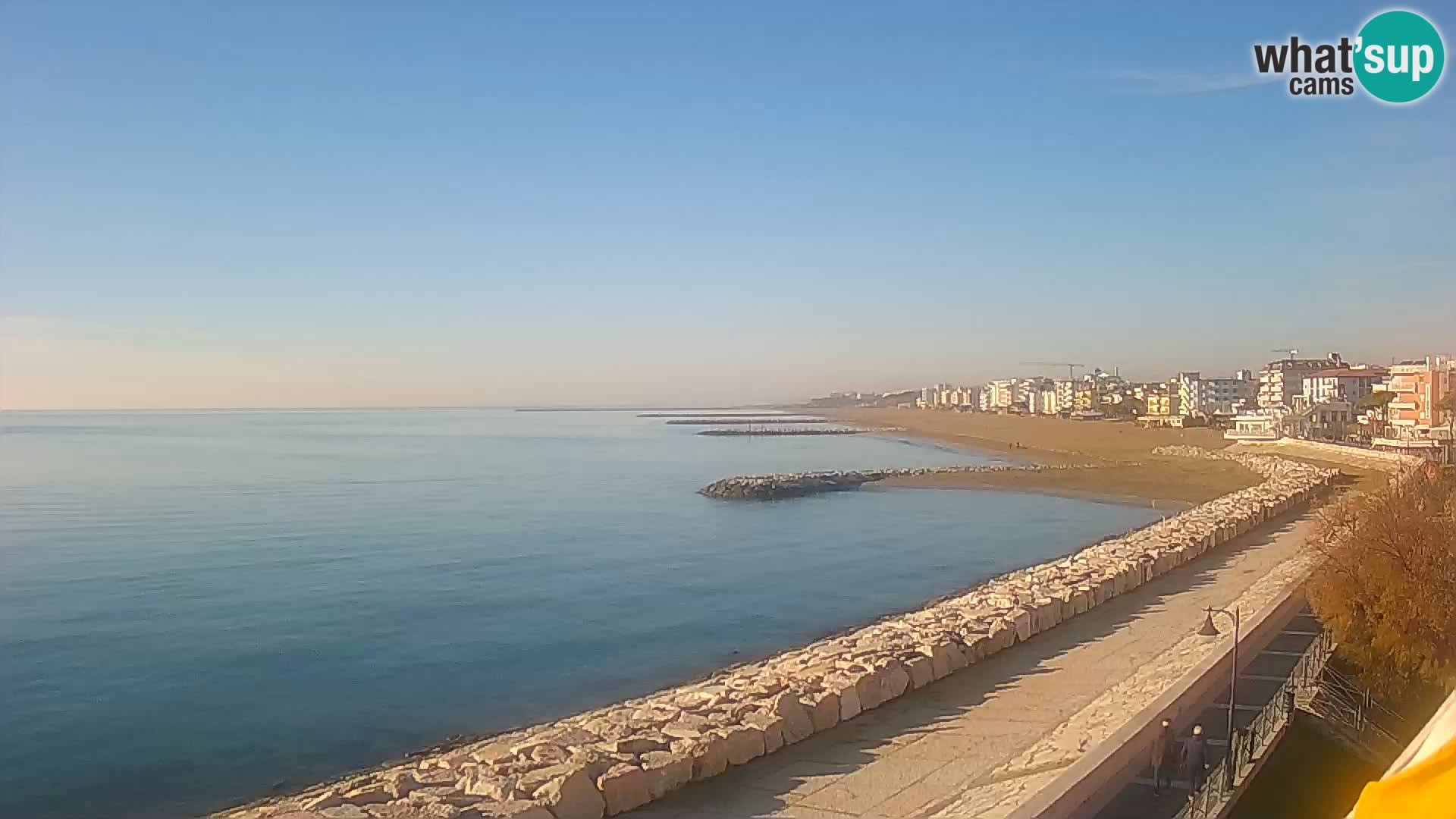 Webcam Caorle Ponente – Blick von Marinai di Caorle