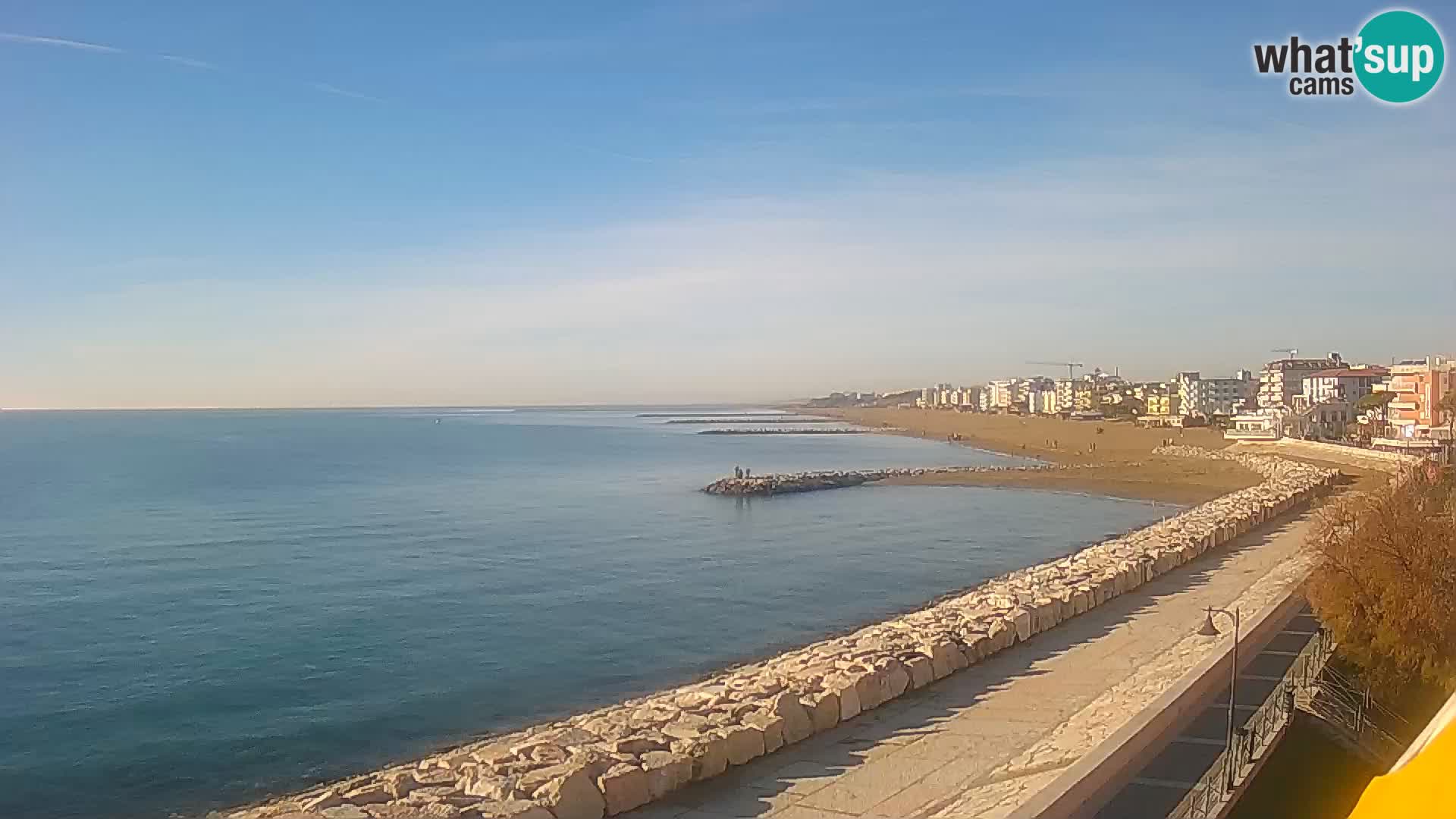Webcam Caorle Ponente – Vue depuis les Marinai di Caorle