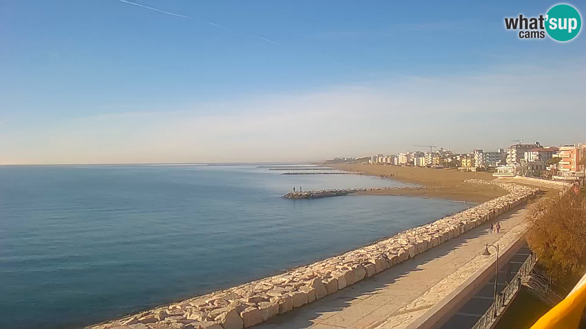 Webcam Caorle Ponente – Blick von Marinai di Caorle