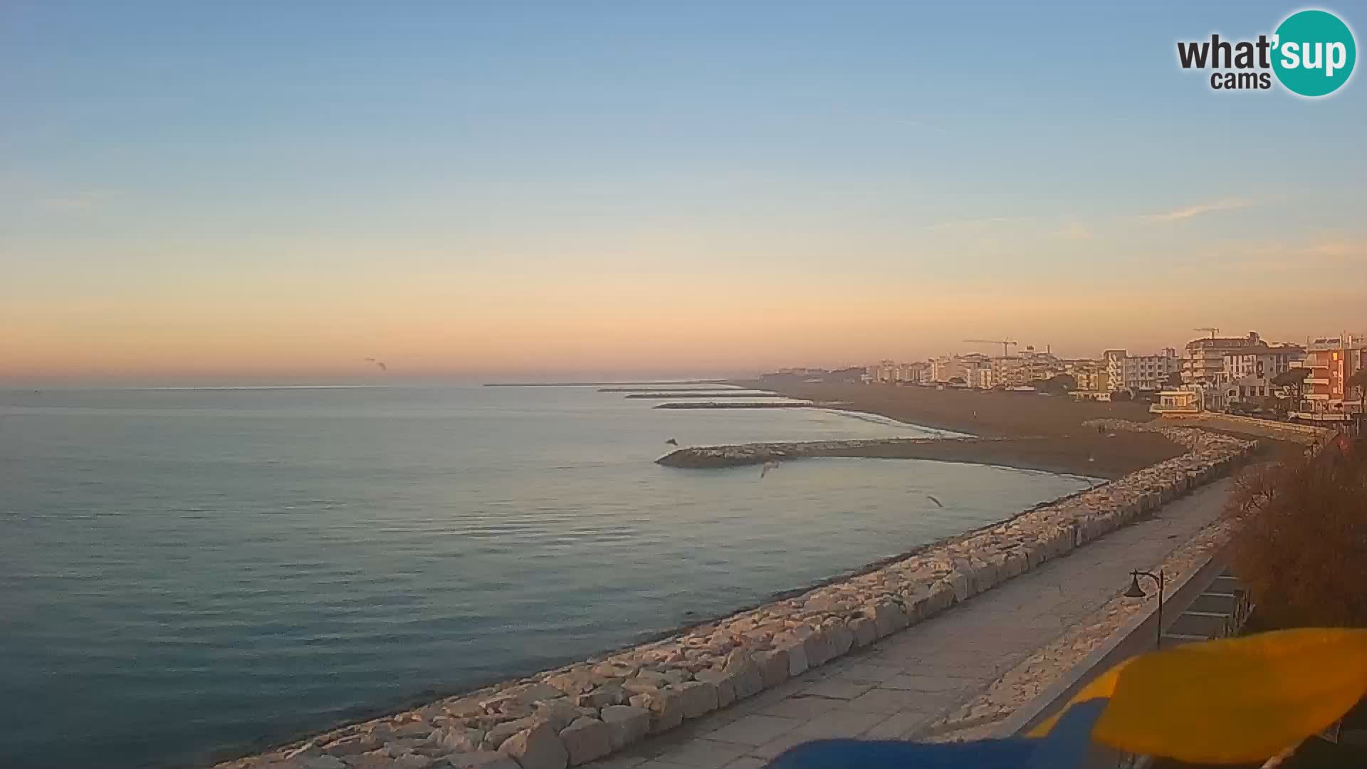 Webcam Caorle Ponente – Vista desde Marinai di Caorle