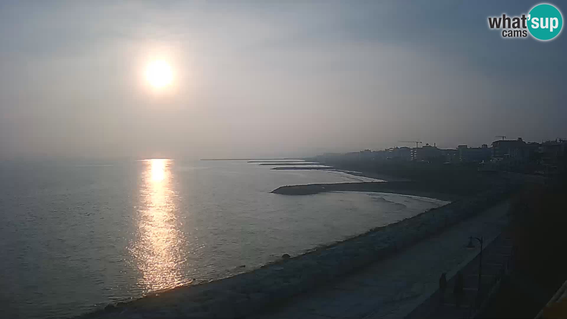 Webcam Caorle Ponente – Blick von Marinai di Caorle