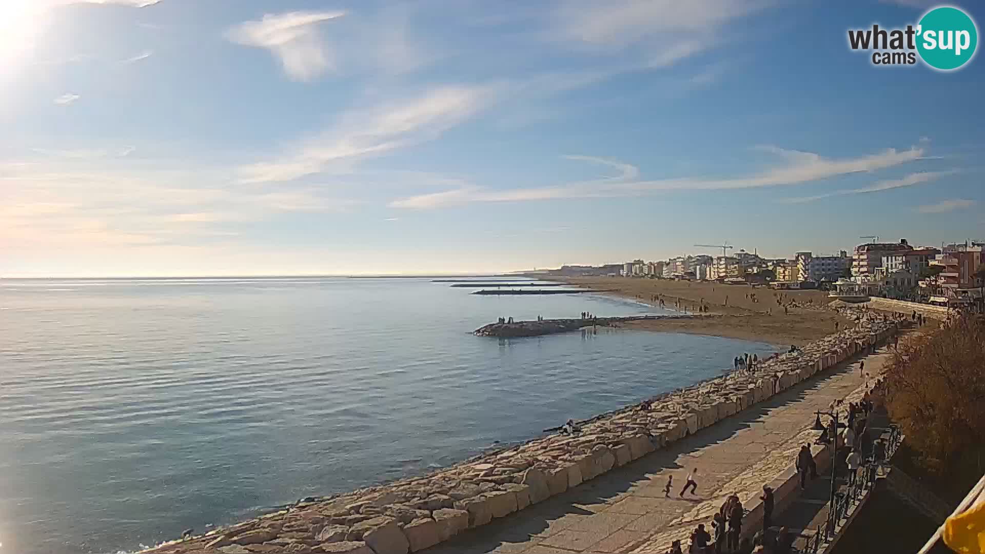 Webcam Caorle Ponente – Vue depuis les Marinai di Caorle
