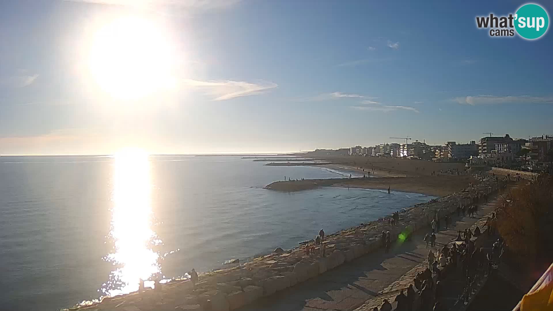 Webcam Caorle Ponente – panorama dall’ASS. Marinai di Caorle