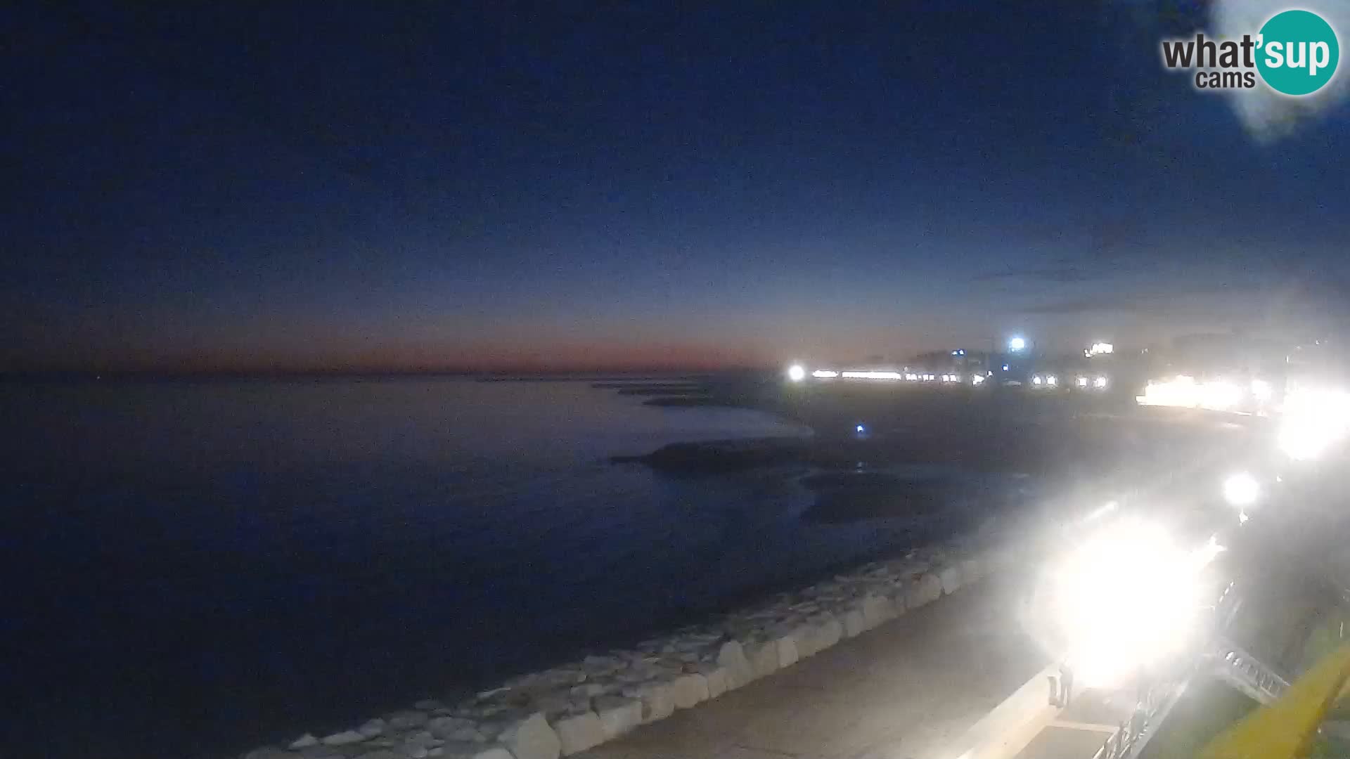 Webcam Caorle Ponente – Vue depuis les Marinai di Caorle