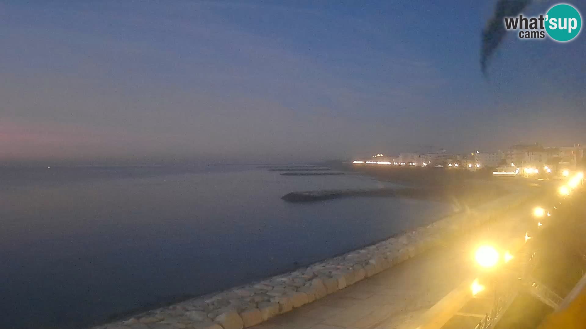 Webcam Caorle Ponente – Vue depuis les Marinai di Caorle