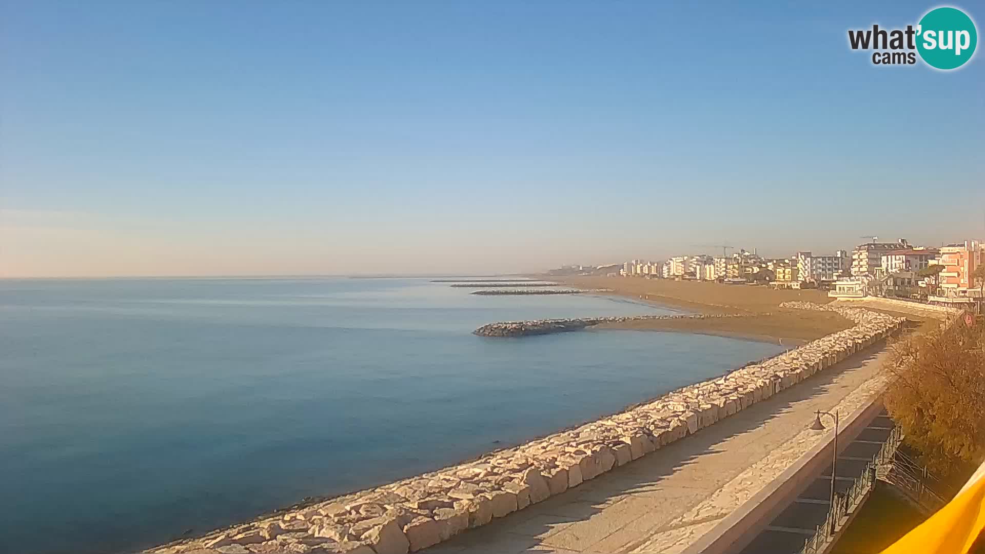 Webcam Caorle Ponente – Blick von Marinai di Caorle