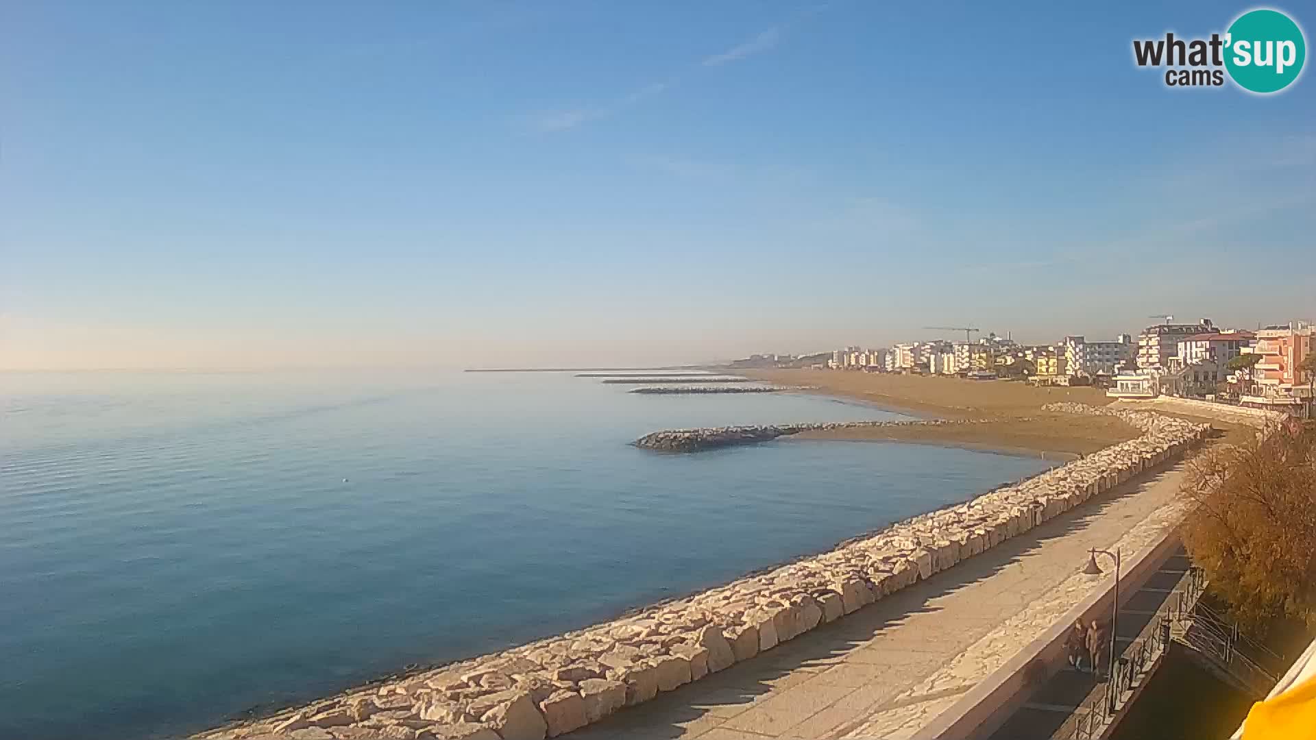 Webcam Caorle Ponente – Blick von Marinai di Caorle
