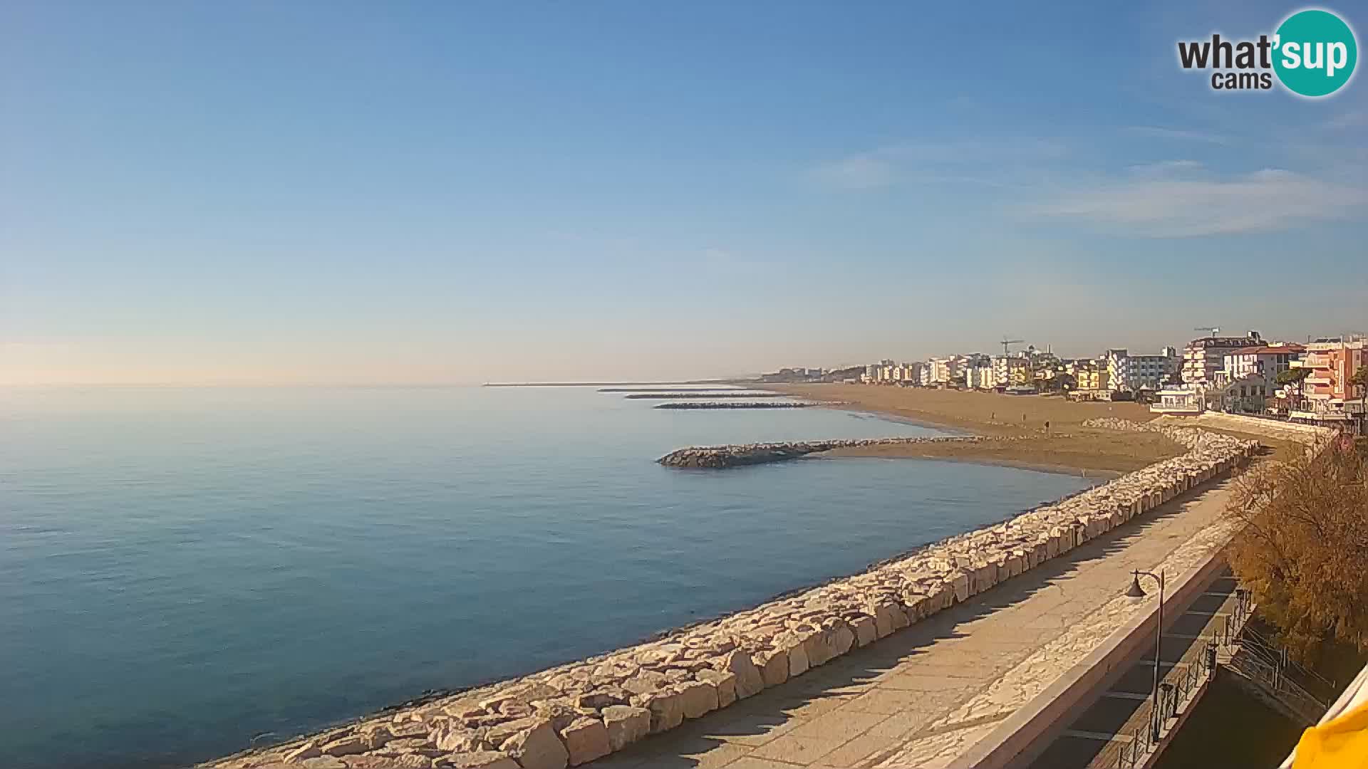 Webcam Caorle Ponente – Vue depuis les Marinai di Caorle