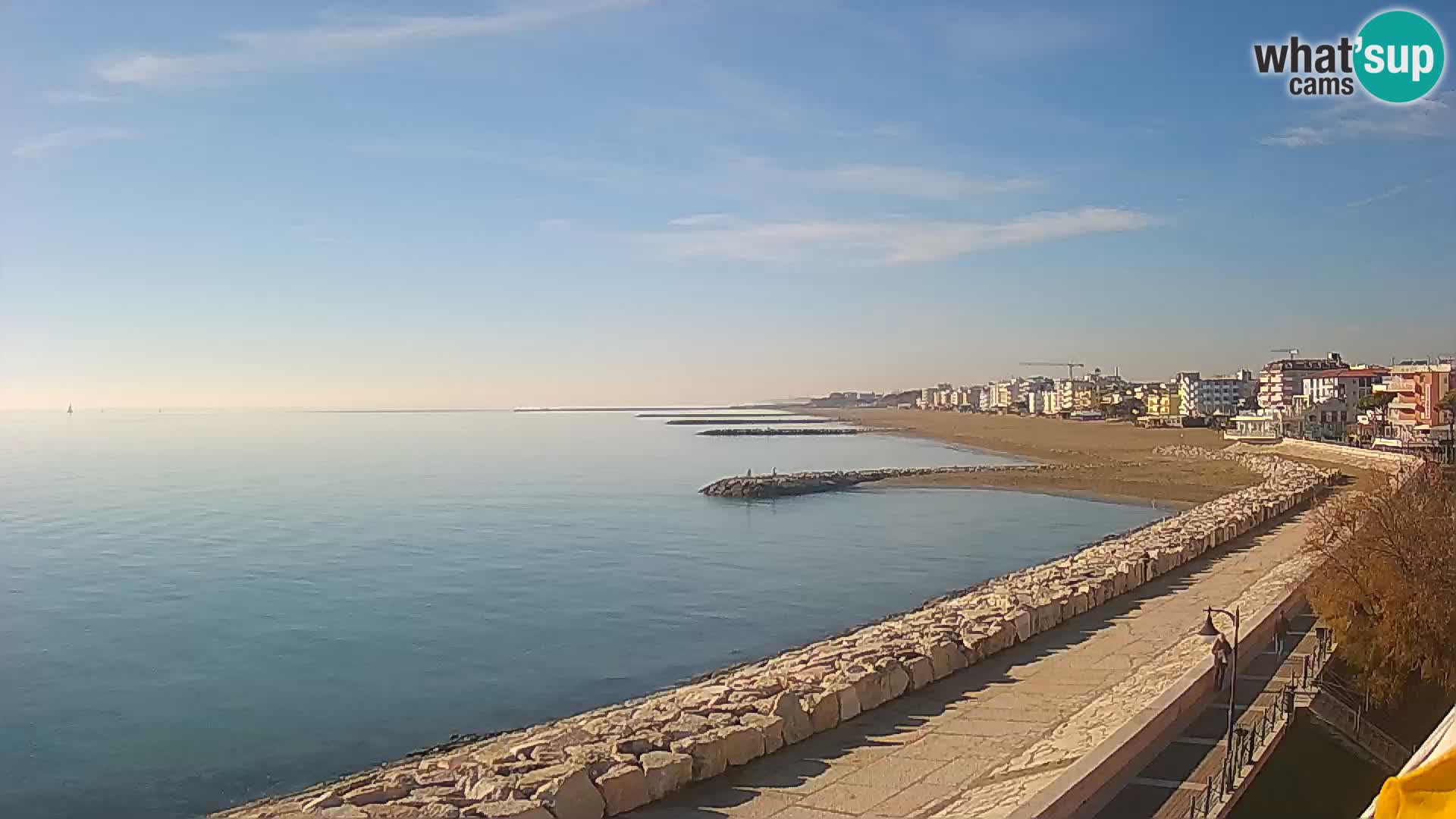 Webcam Caorle Ponente – Blick von Marinai di Caorle