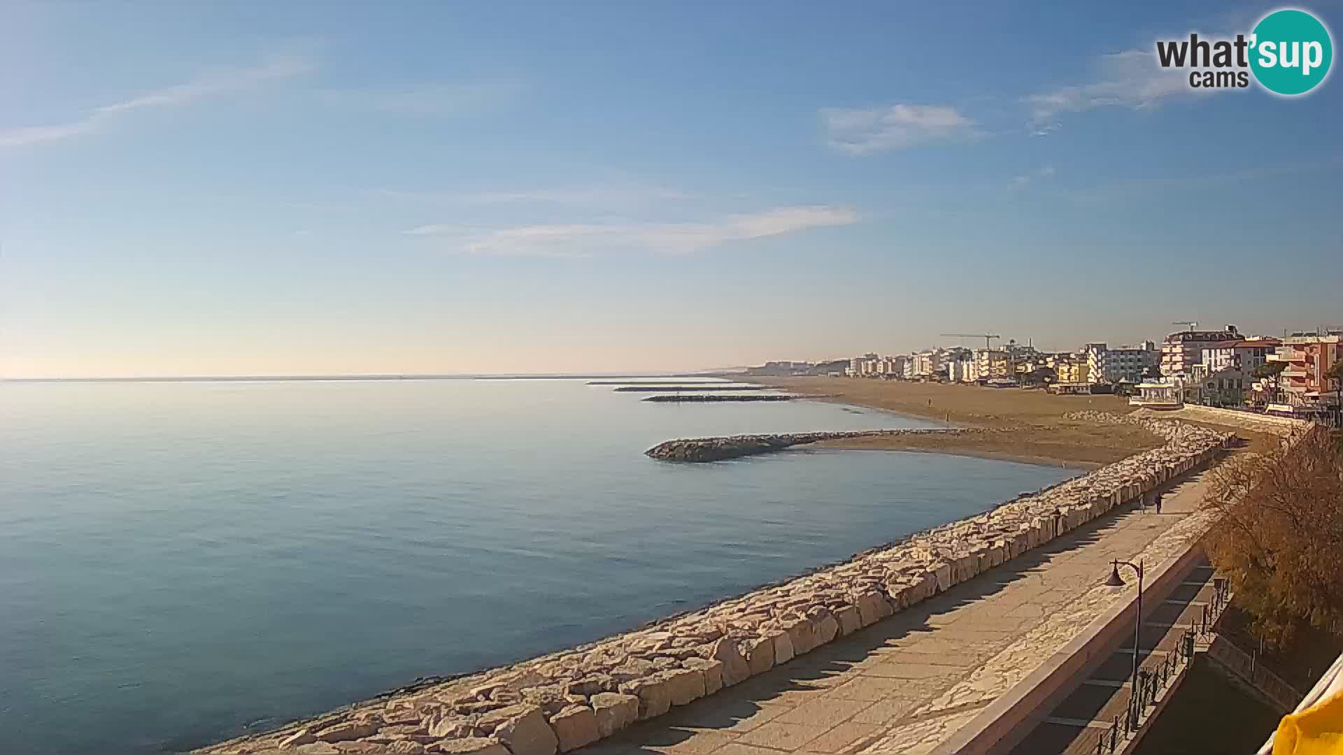 Webcam Caorle Ponente – Blick von Marinai di Caorle