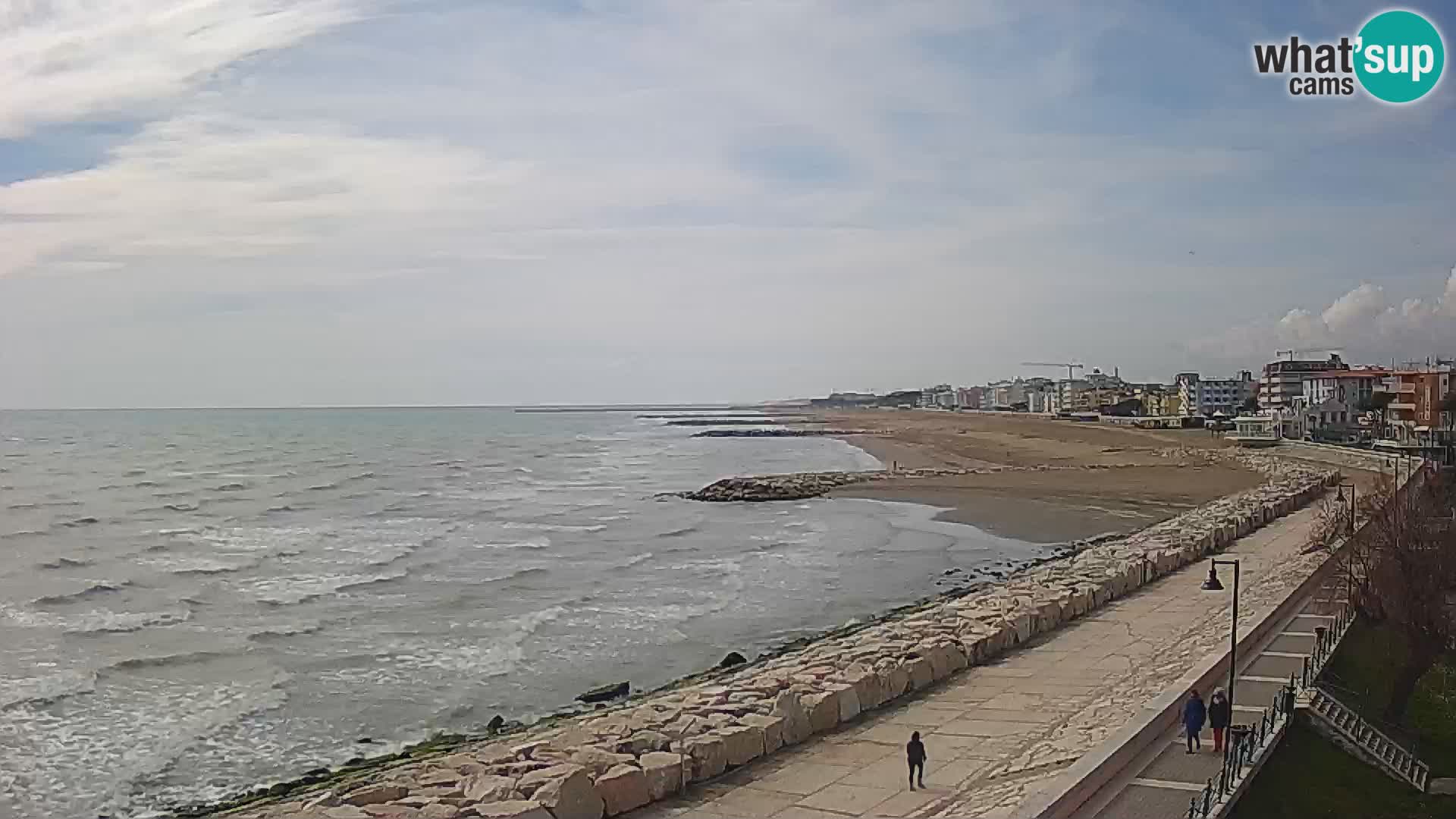 Webcam Caorle Ponente – Blick von Marinai di Caorle