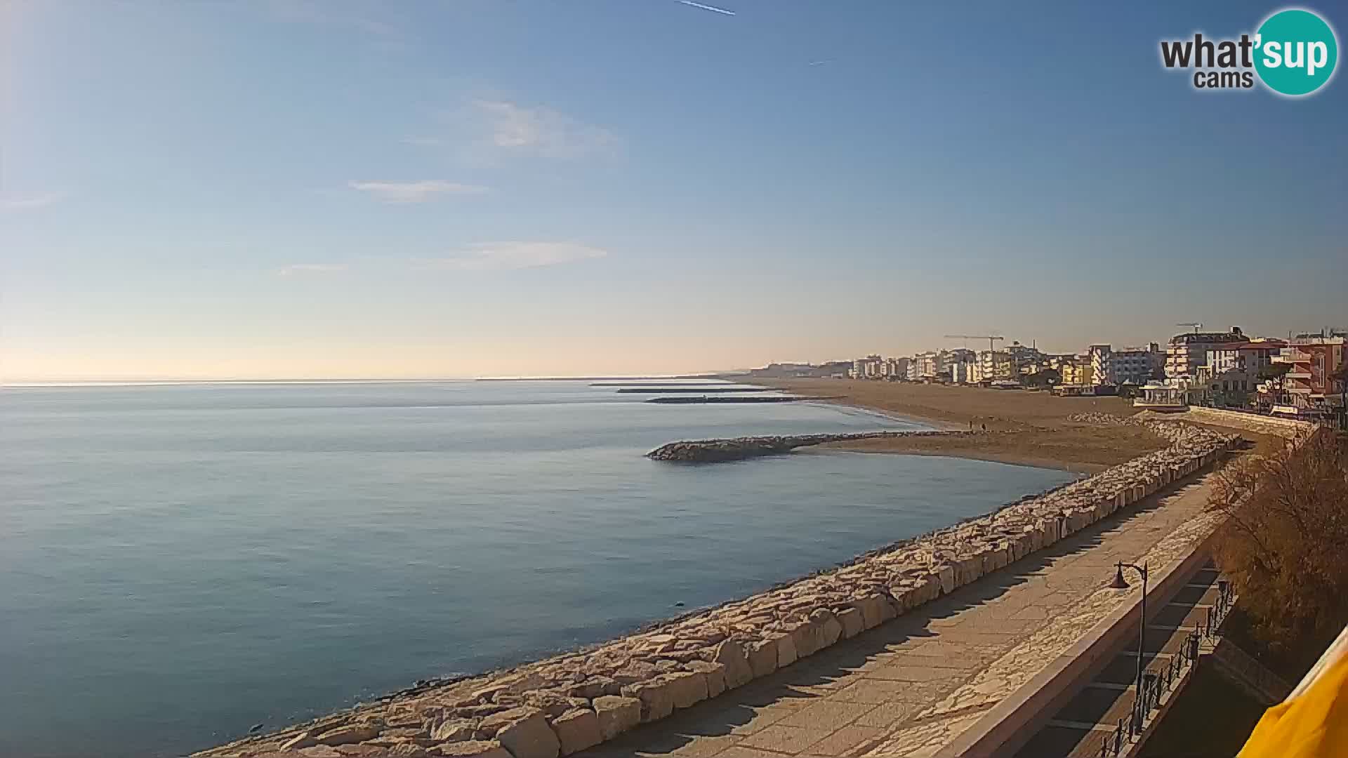 Webcam Caorle Ponente – Blick von Marinai di Caorle