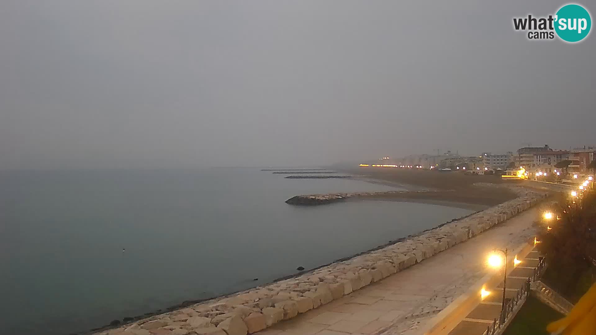 Webcam Caorle Ponente – Vue depuis les Marinai di Caorle