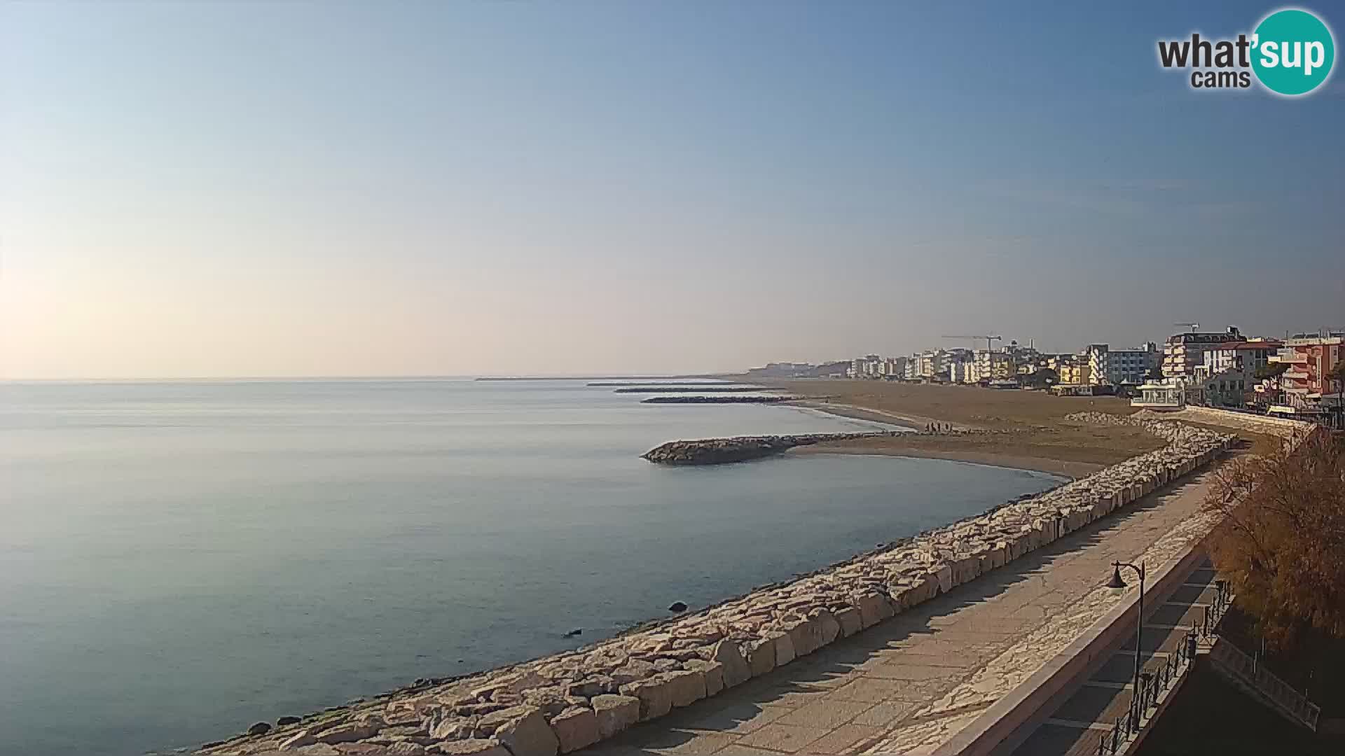 Webcam Caorle Ponente – Blick von Marinai di Caorle