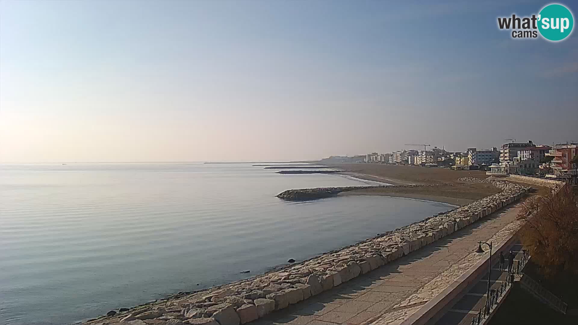 Webcam Caorle Ponente – Blick von Marinai di Caorle