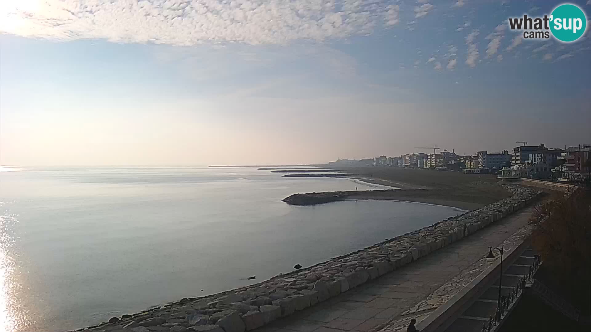 Webcam Caorle Ponente – Blick von Marinai di Caorle