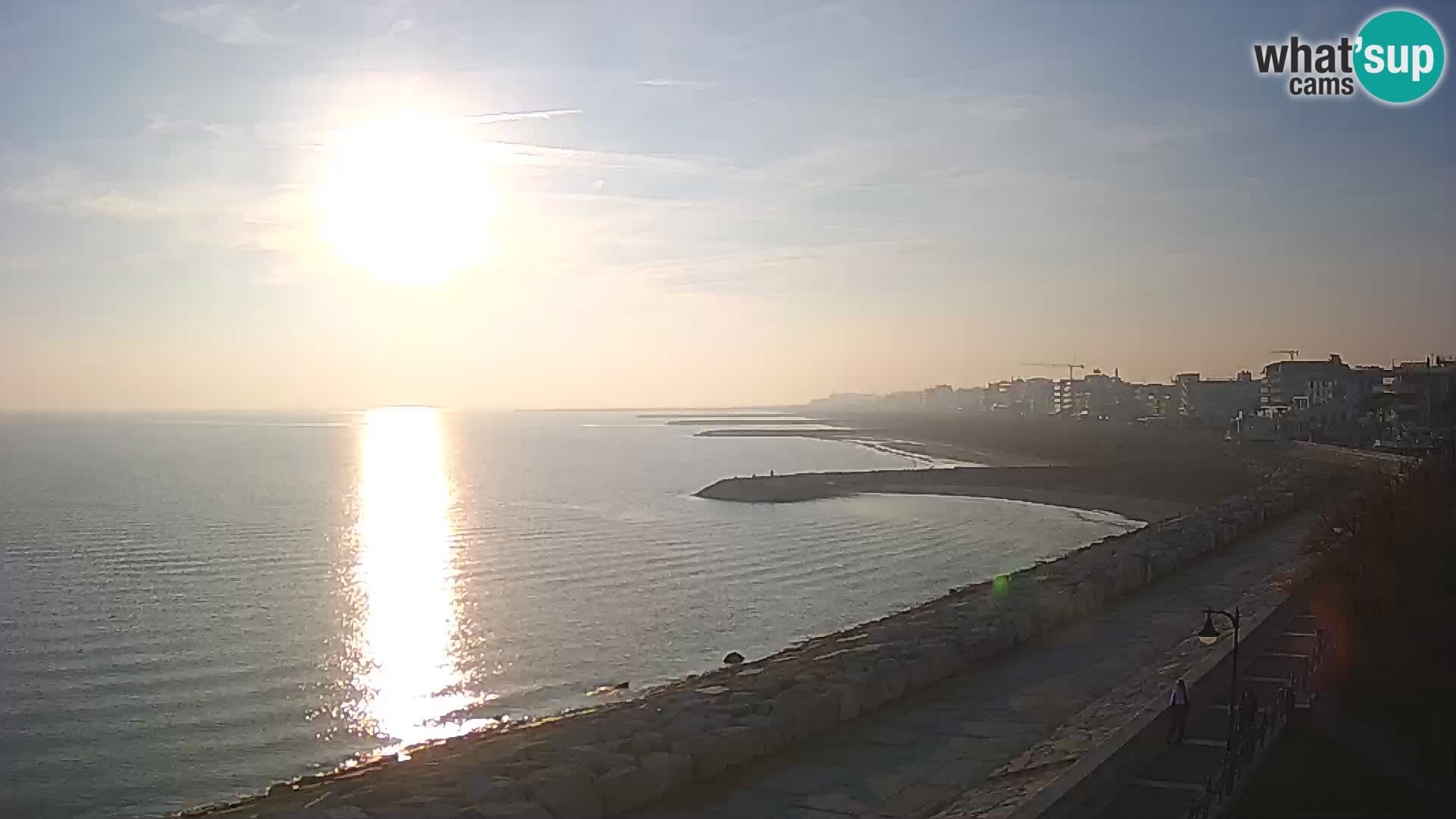 Webcam Caorle Ponente – Vue depuis les Marinai di Caorle