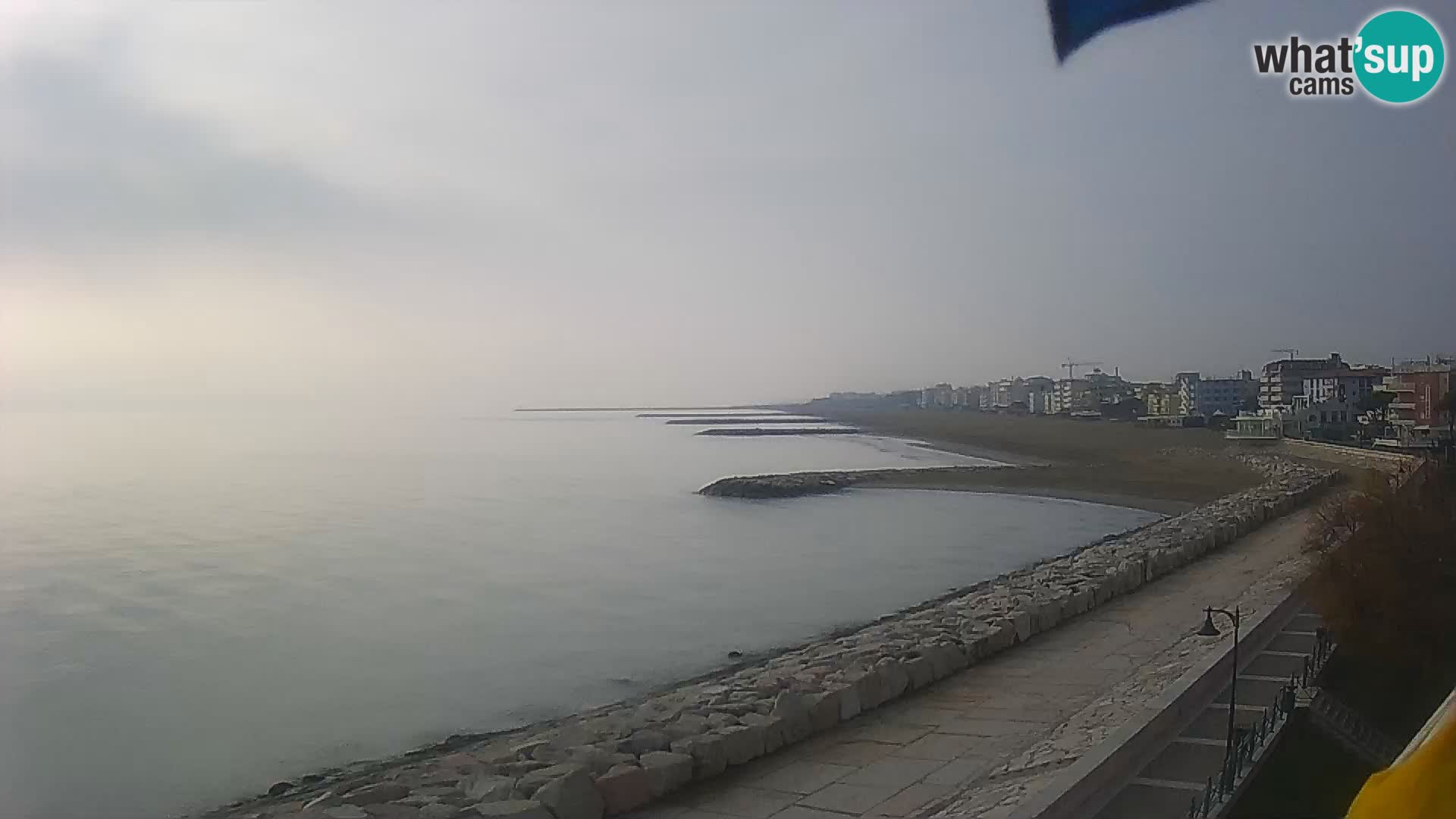 Webcam Caorle Ponente – Blick von Marinai di Caorle
