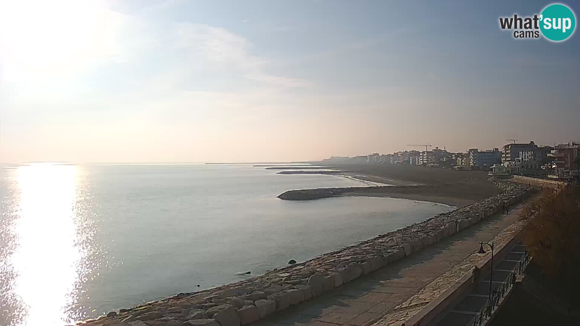 Webcam Caorle Ponente – Vue depuis les Marinai di Caorle