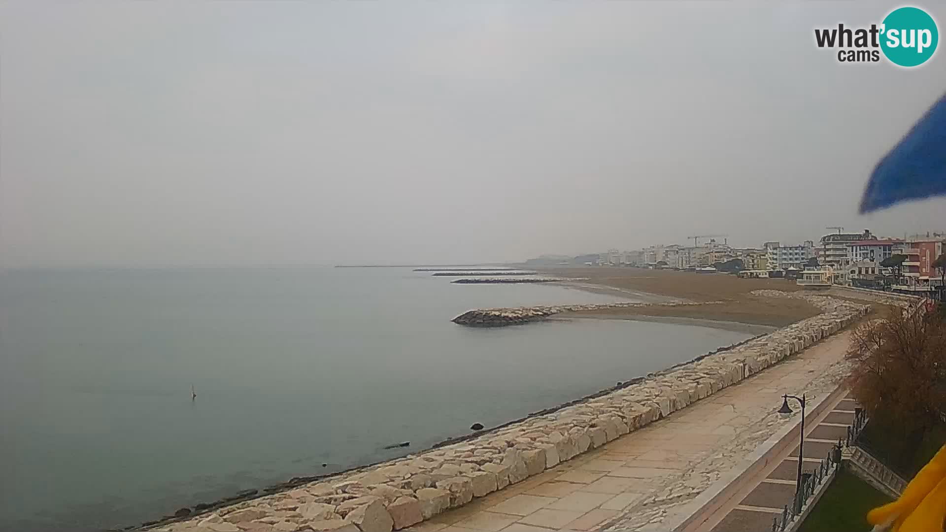 Webcam Caorle Ponente – Blick von Marinai di Caorle