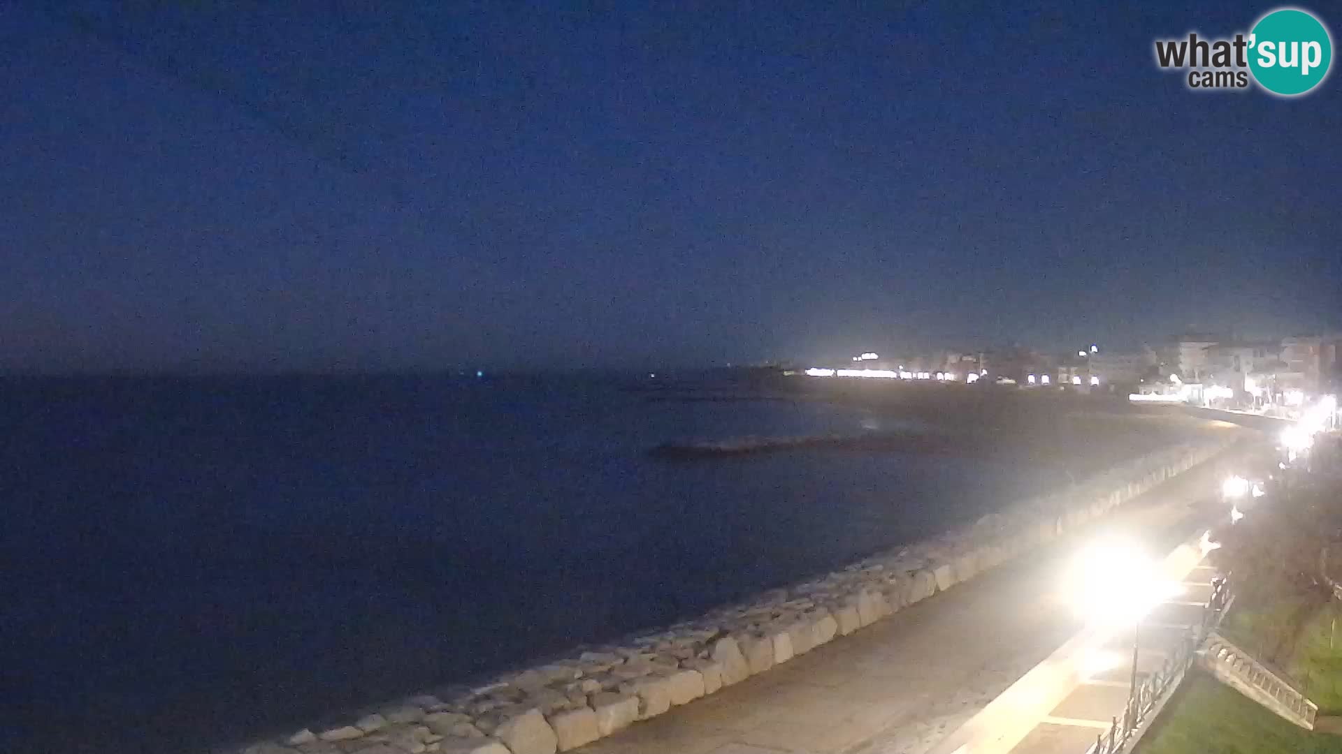 Webcam Caorle Ponente – Blick von Marinai di Caorle