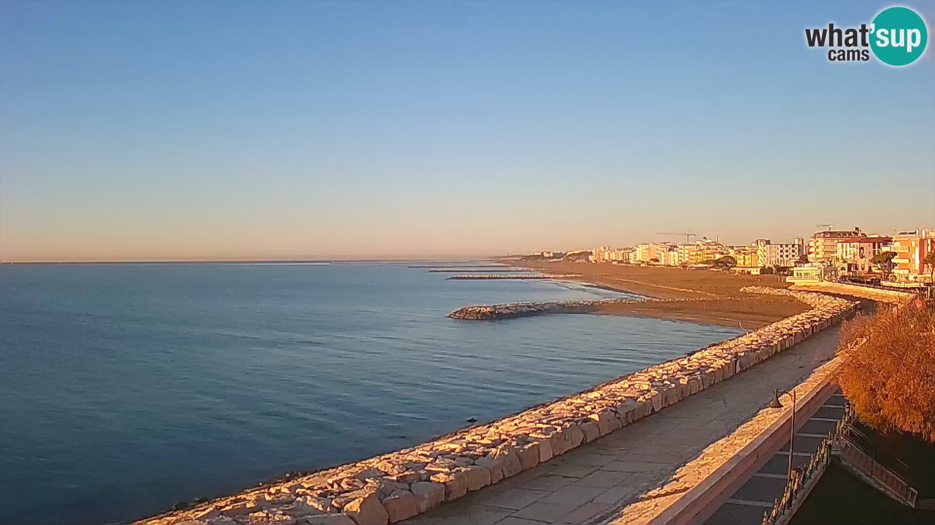 Webcam Caorle Ponente – View from Marinai di Caorle