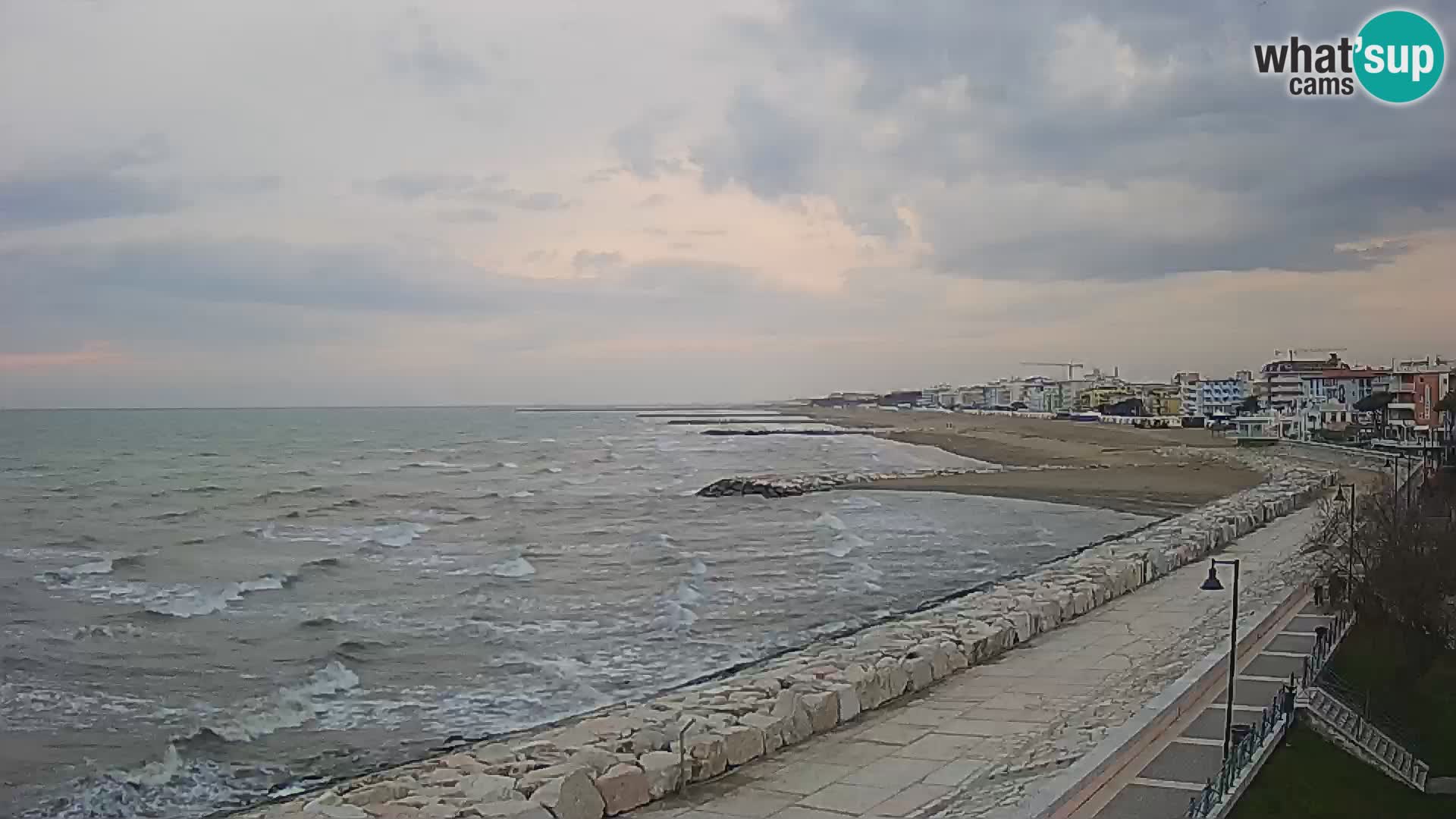 Webcam Caorle Ponente – Blick von Marinai di Caorle