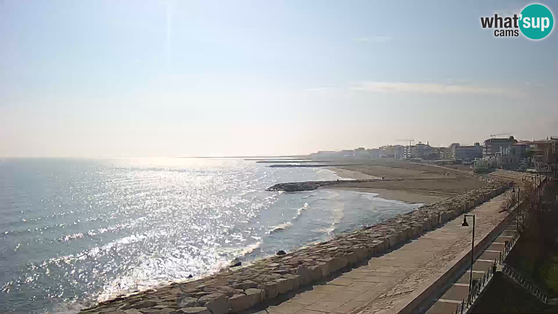 Webcam Caorle Ponente – Vue depuis les Marinai di Caorle