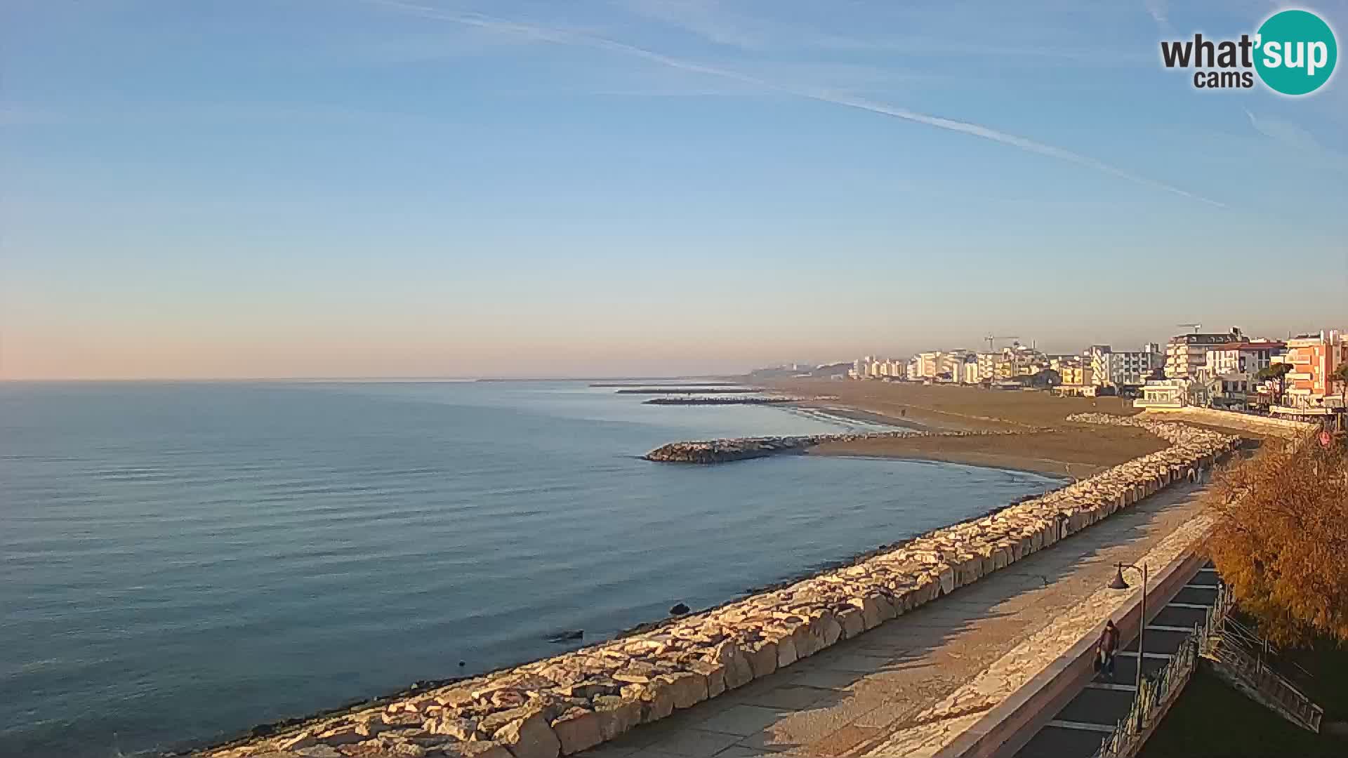 Webcam Caorle Ponente – Blick von Marinai di Caorle