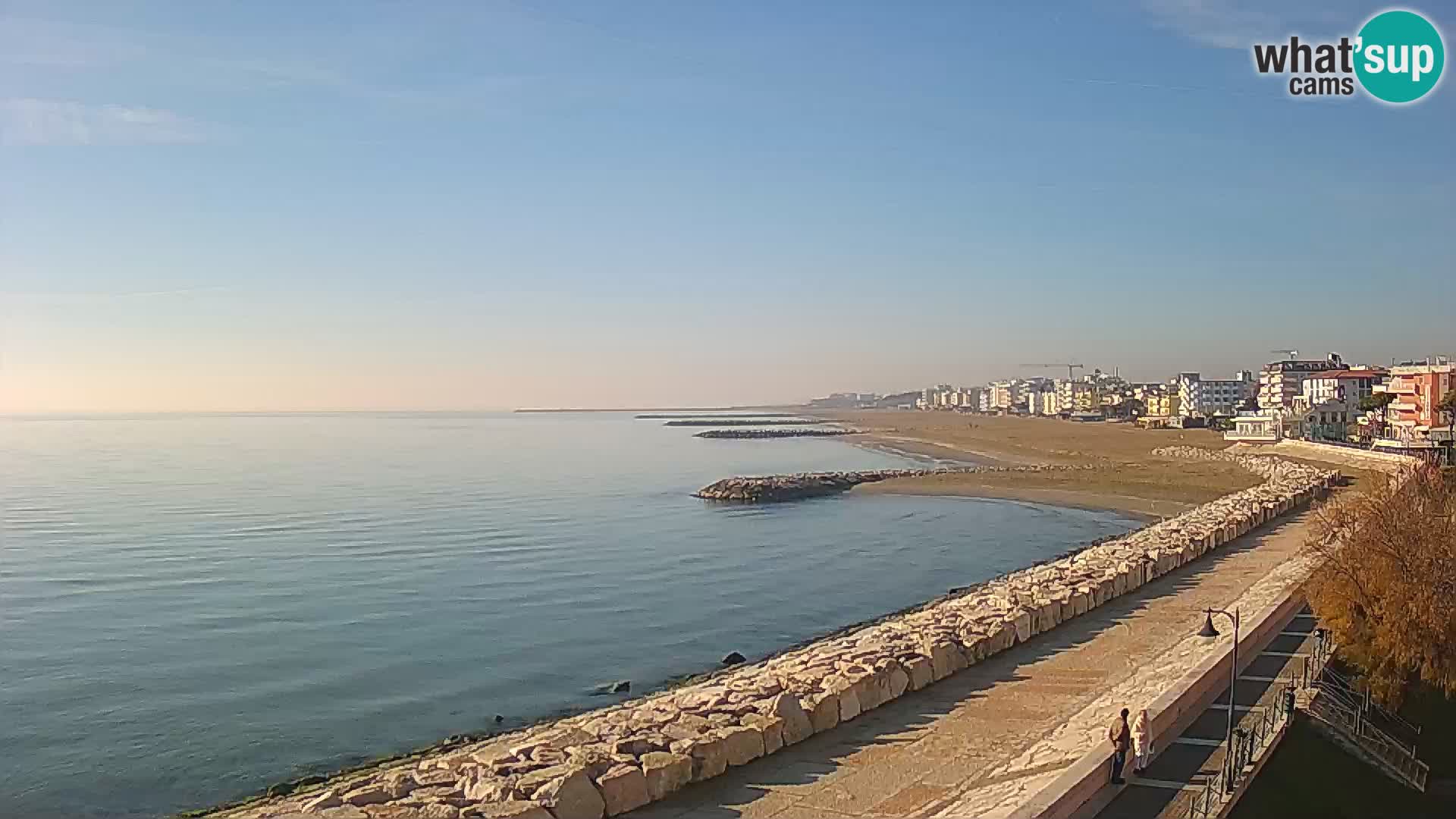 Webcam Caorle Ponente – Blick von Marinai di Caorle