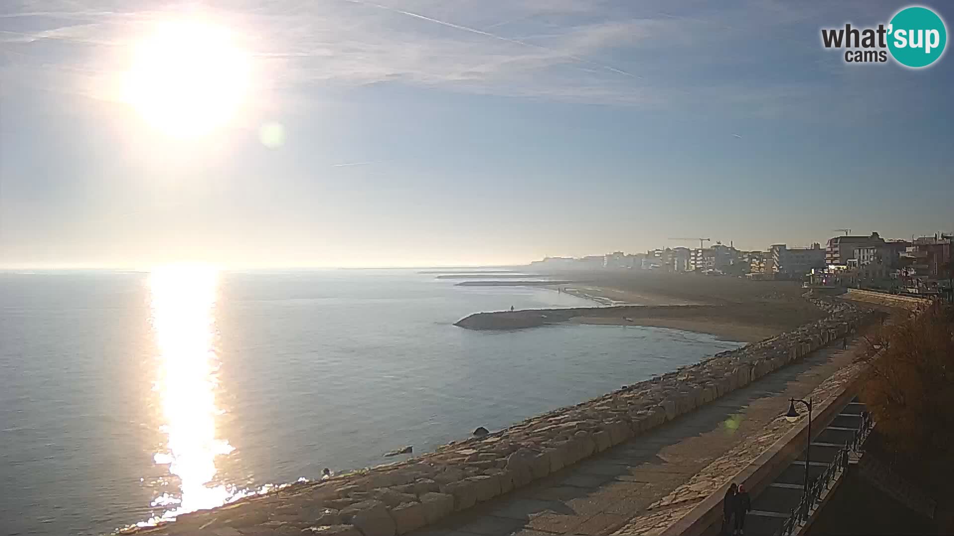 Webcam Caorle Ponente – Vue depuis les Marinai di Caorle