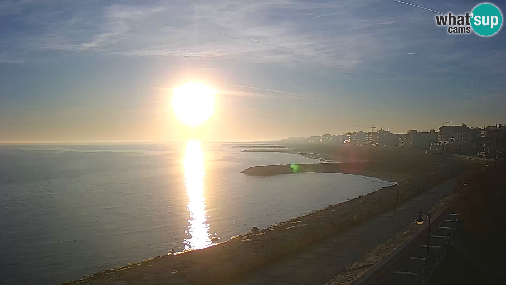 Webcam Caorle Ponente – Vue depuis les Marinai di Caorle