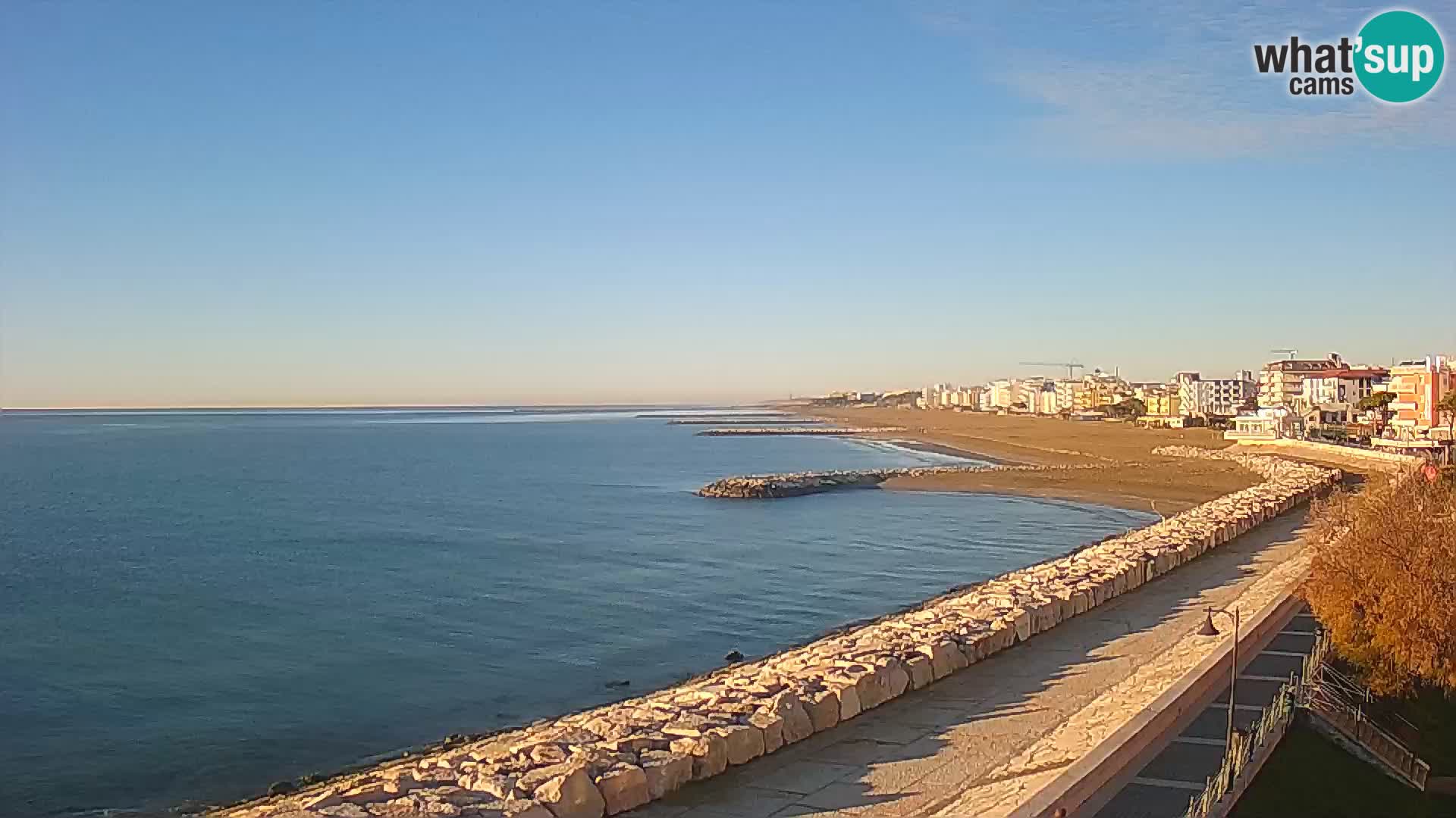 Webcam Caorle Ponente – panorama dall’ASS. Marinai di Caorle