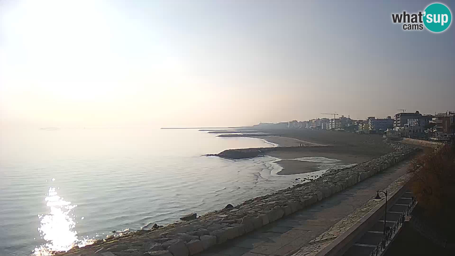 Webcam Caorle Ponente – Vue depuis les Marinai di Caorle