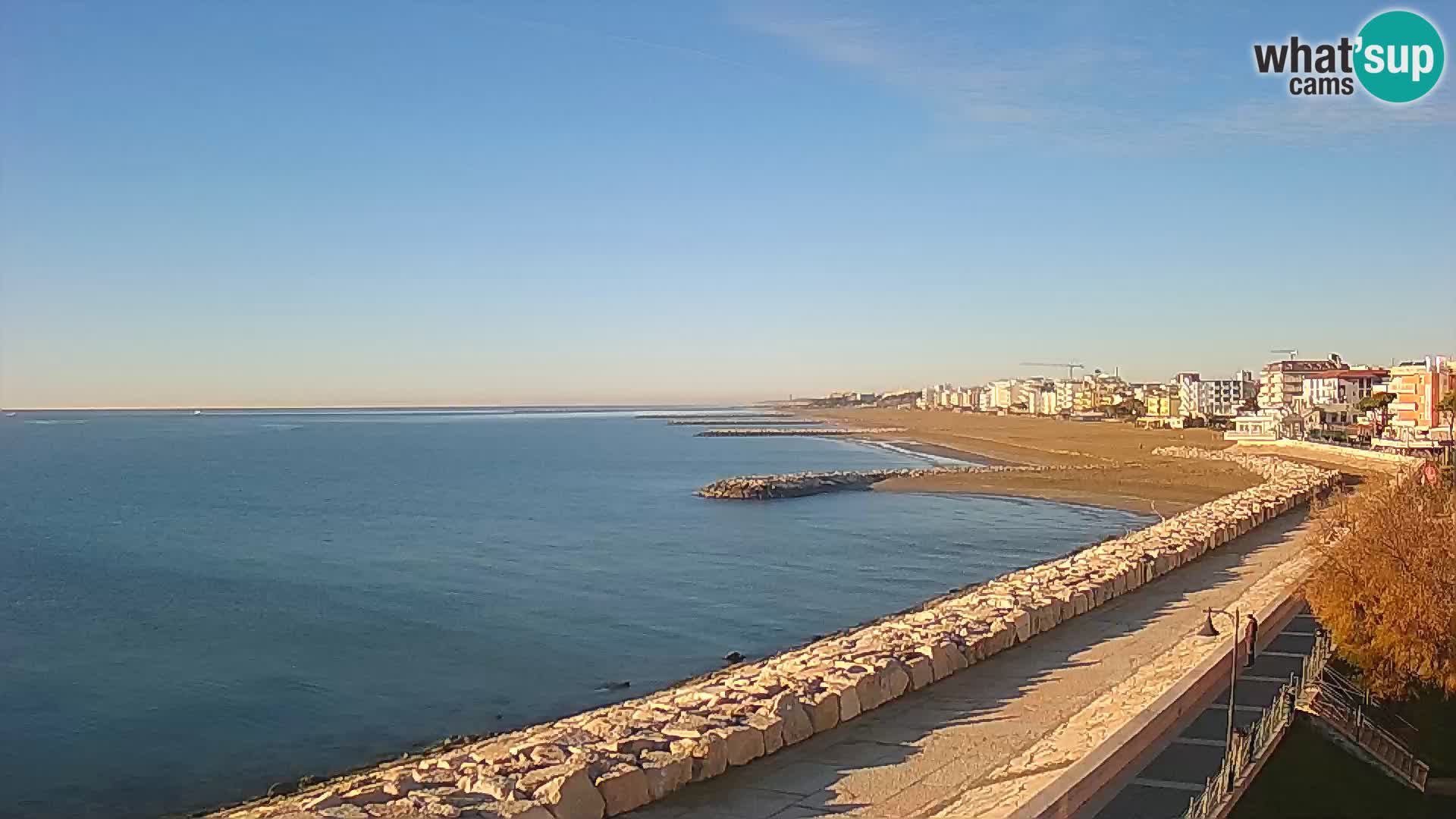 Webcam Caorle Ponente – View from Marinai di Caorle