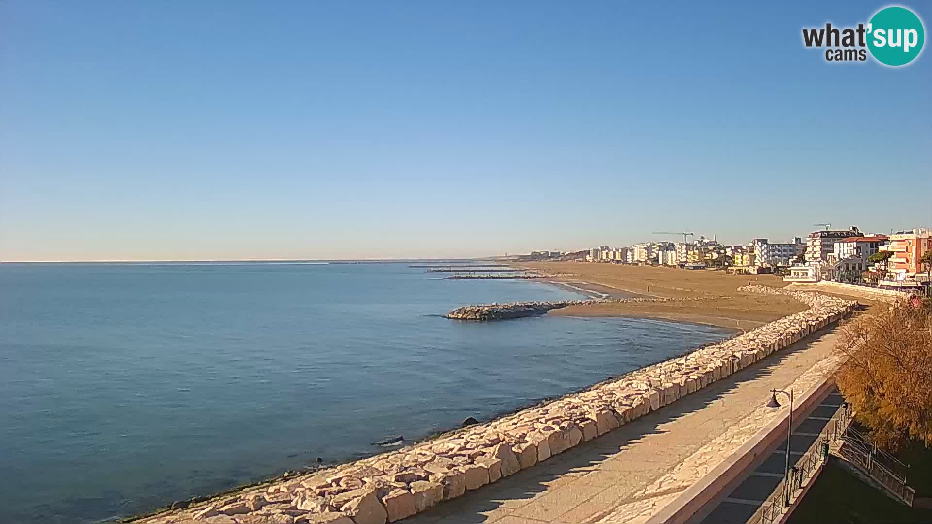 Webcam Caorle Ponente – panorama dall’ASS. Marinai di Caorle