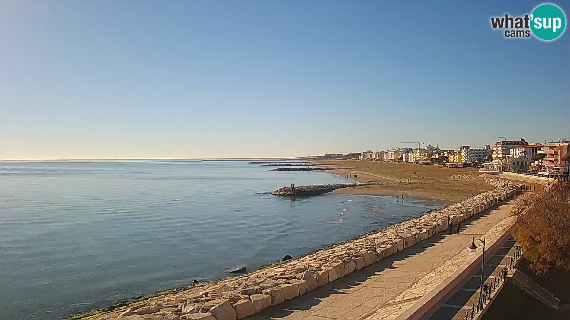 Webcam Caorle Ponente – Vue depuis les Marinai di Caorle