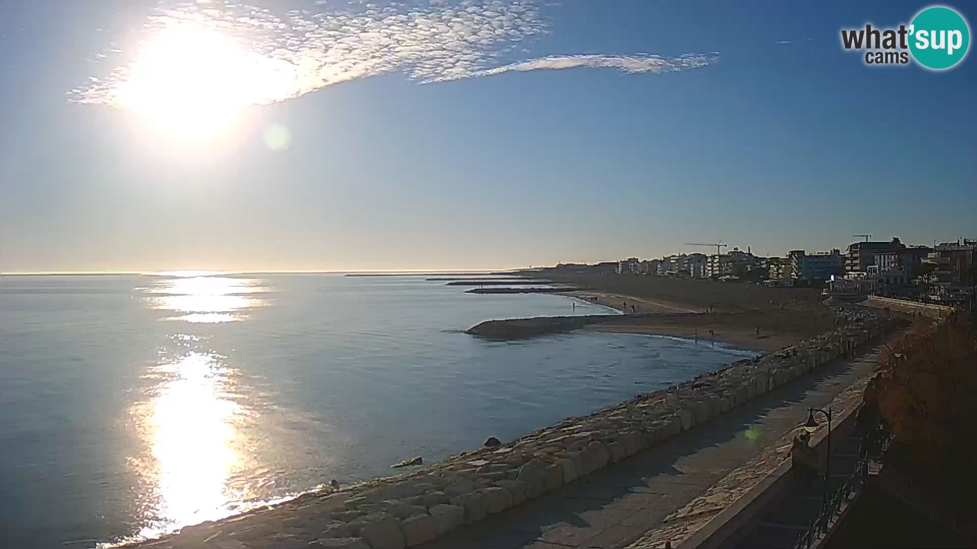 Webcam Caorle Ponente – Vue depuis les Marinai di Caorle