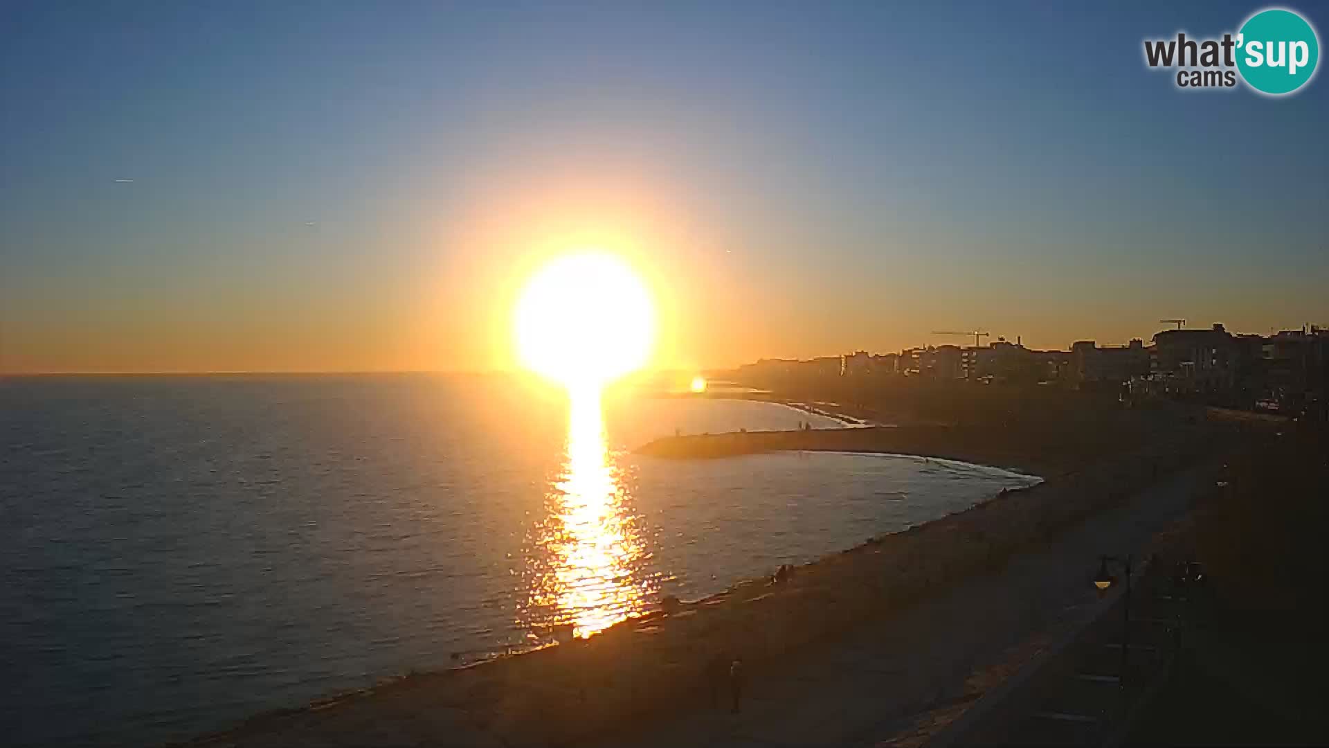 Webcam Caorle Ponente – Blick von Marinai di Caorle