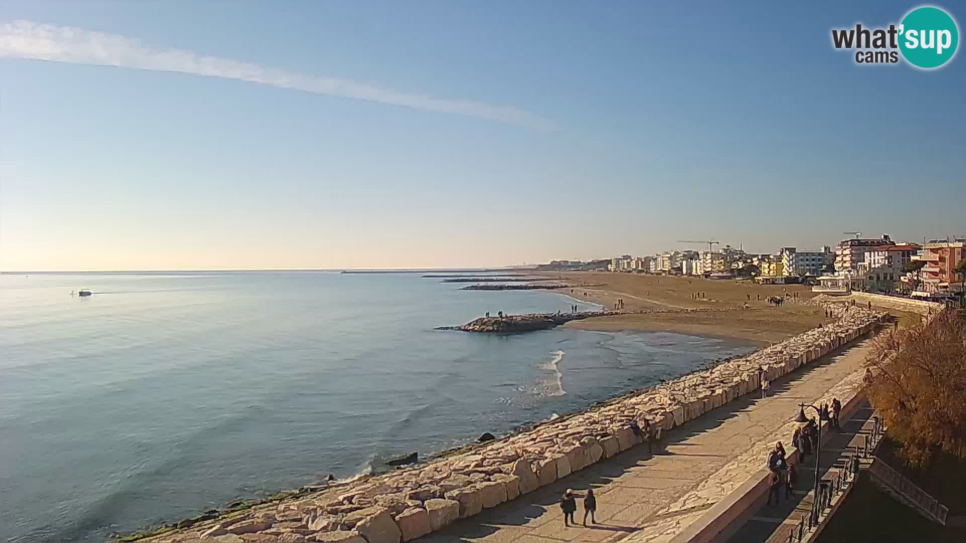 Webcam Caorle Ponente – View from Marinai di Caorle