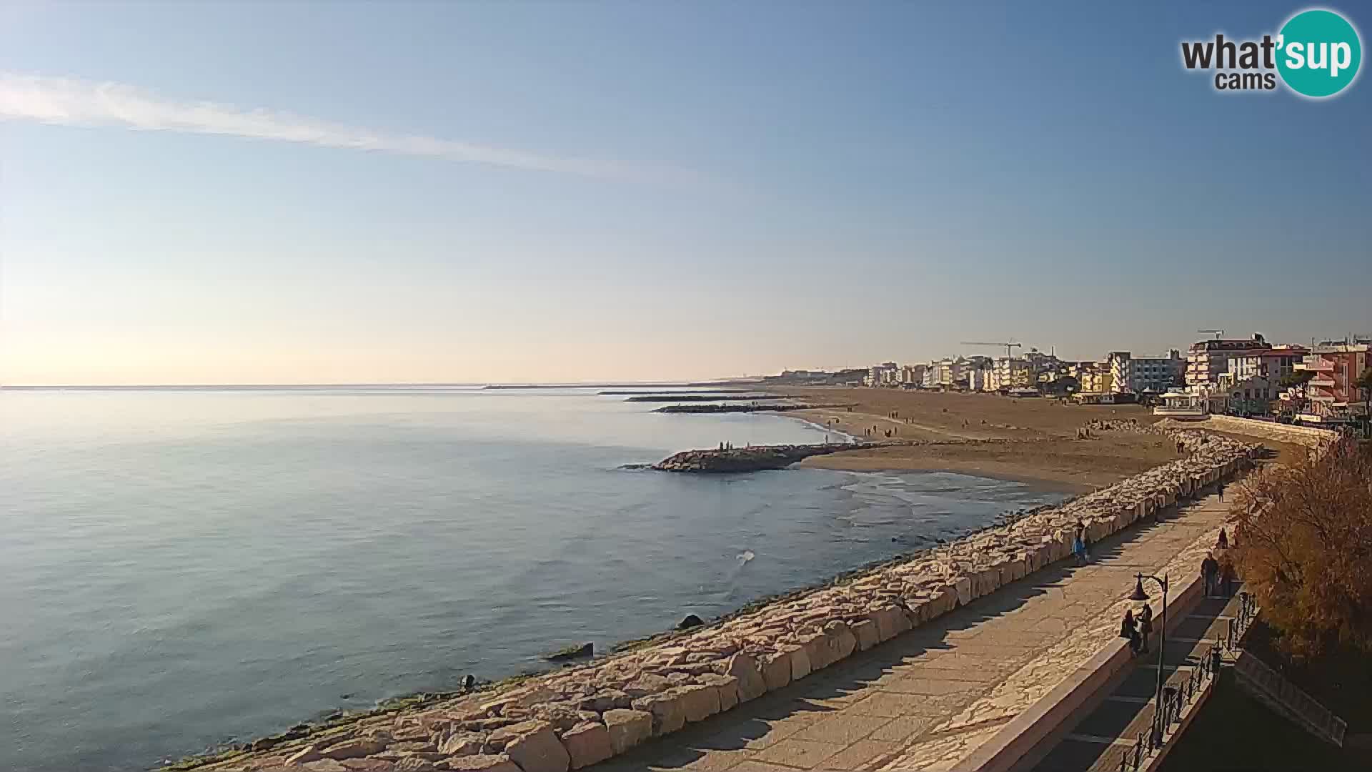 Webcam Caorle Ponente – View from Marinai di Caorle