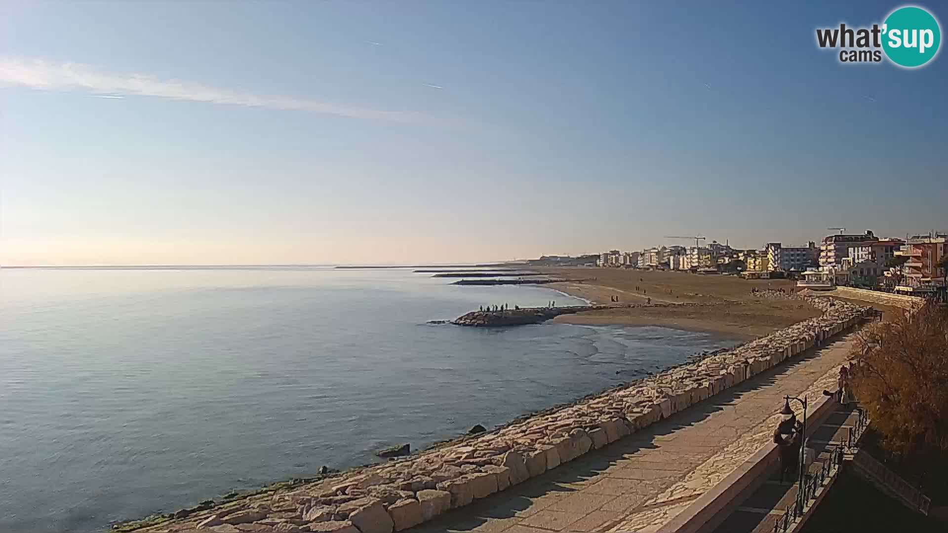 Webcam Caorle Ponente – Vue depuis les Marinai di Caorle