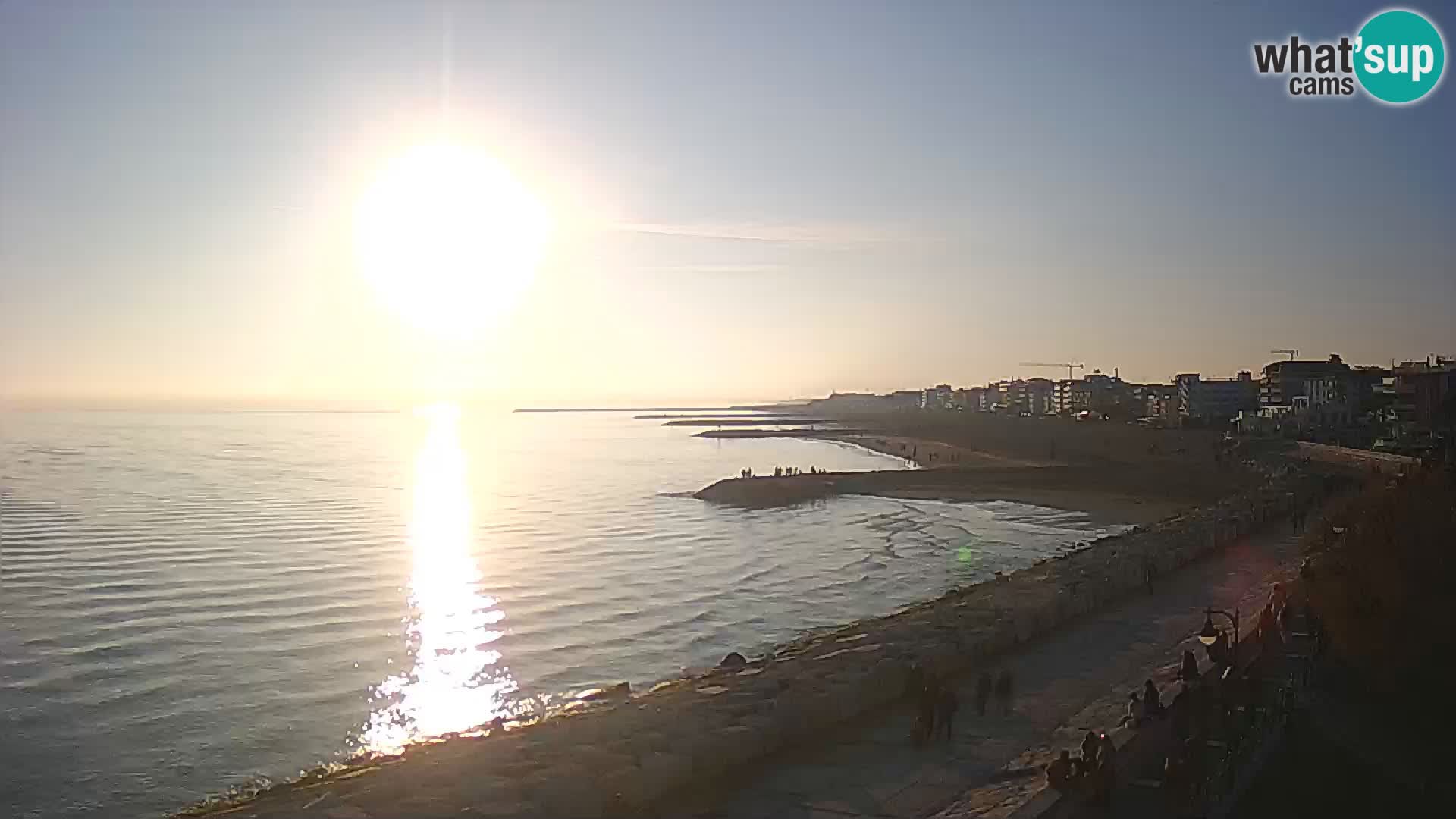Webcam Caorle Ponente – Blick von Marinai di Caorle