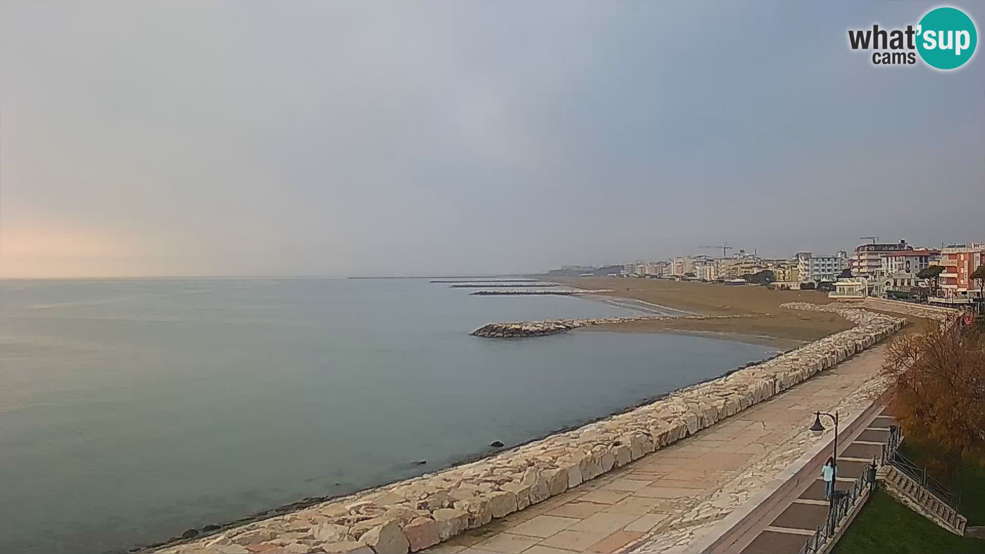 Webcam Caorle Ponente – Vue depuis les Marinai di Caorle