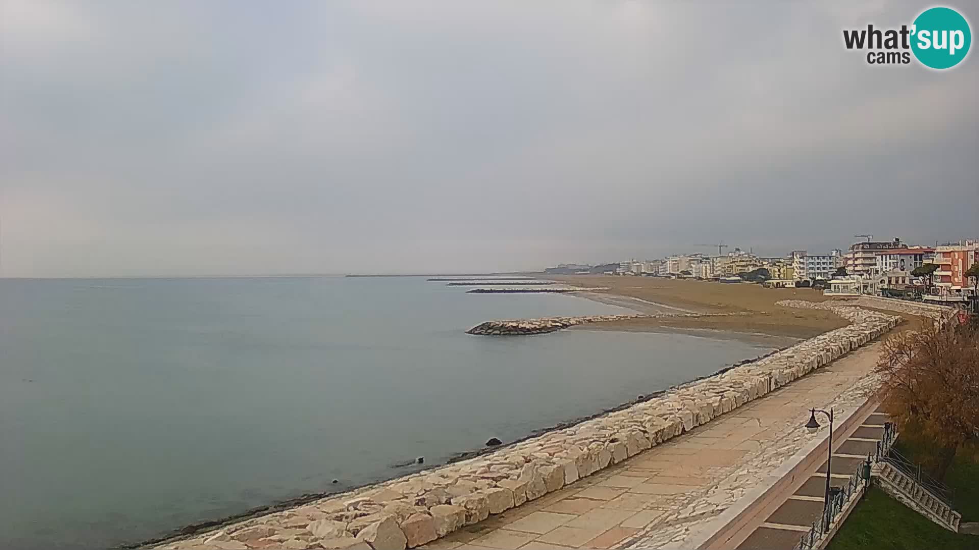 Webcam Caorle Ponente – Blick von Marinai di Caorle