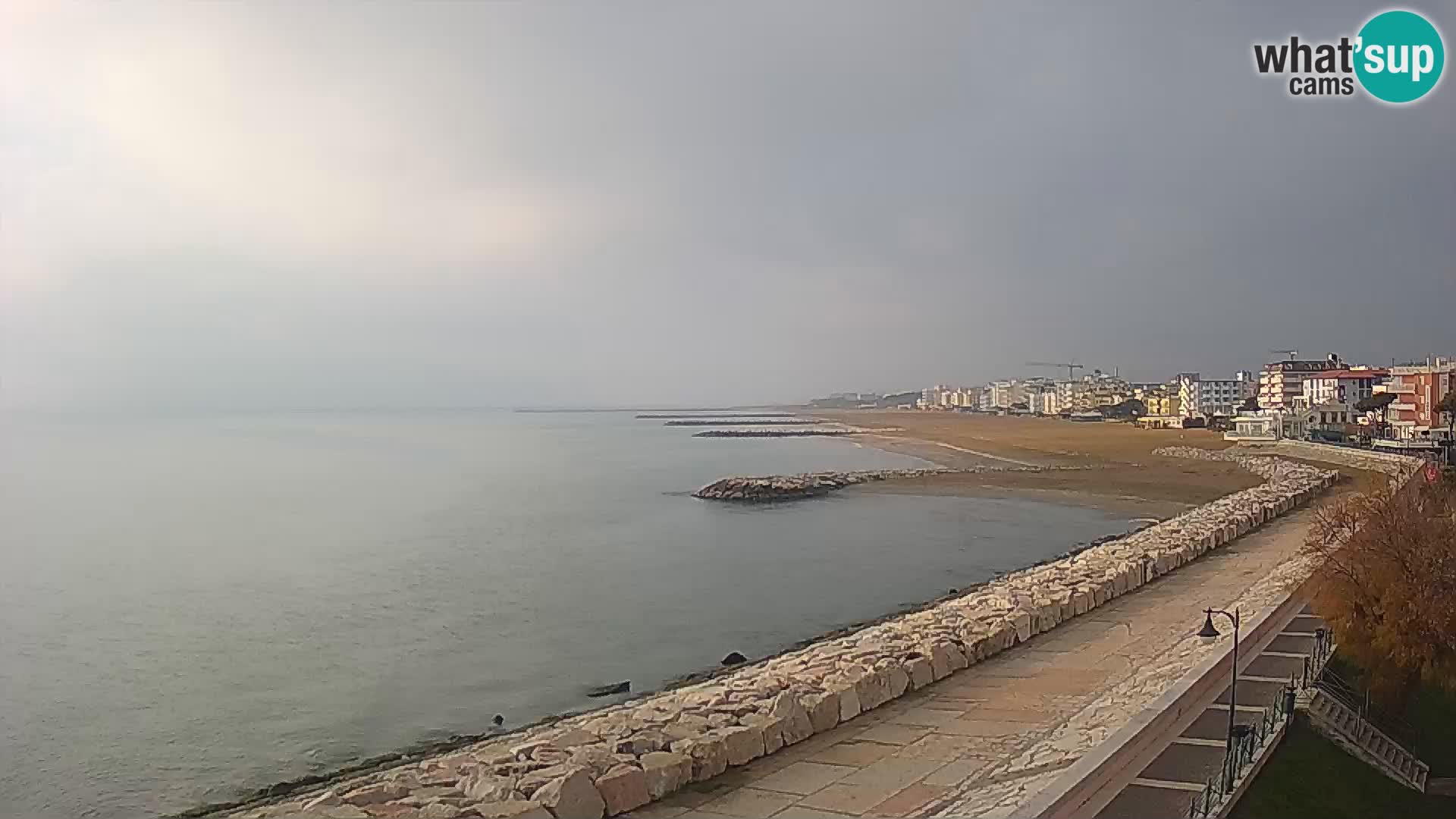 Webcam Caorle Ponente – Blick von Marinai di Caorle