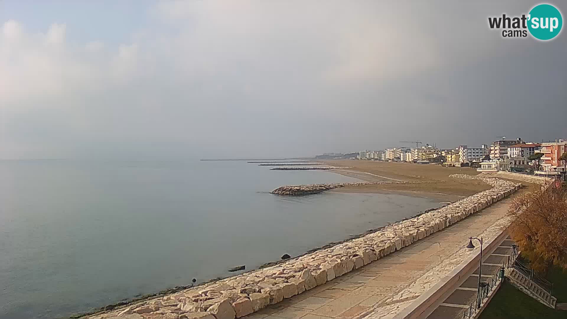 Webcam Caorle Ponente – Blick von Marinai di Caorle