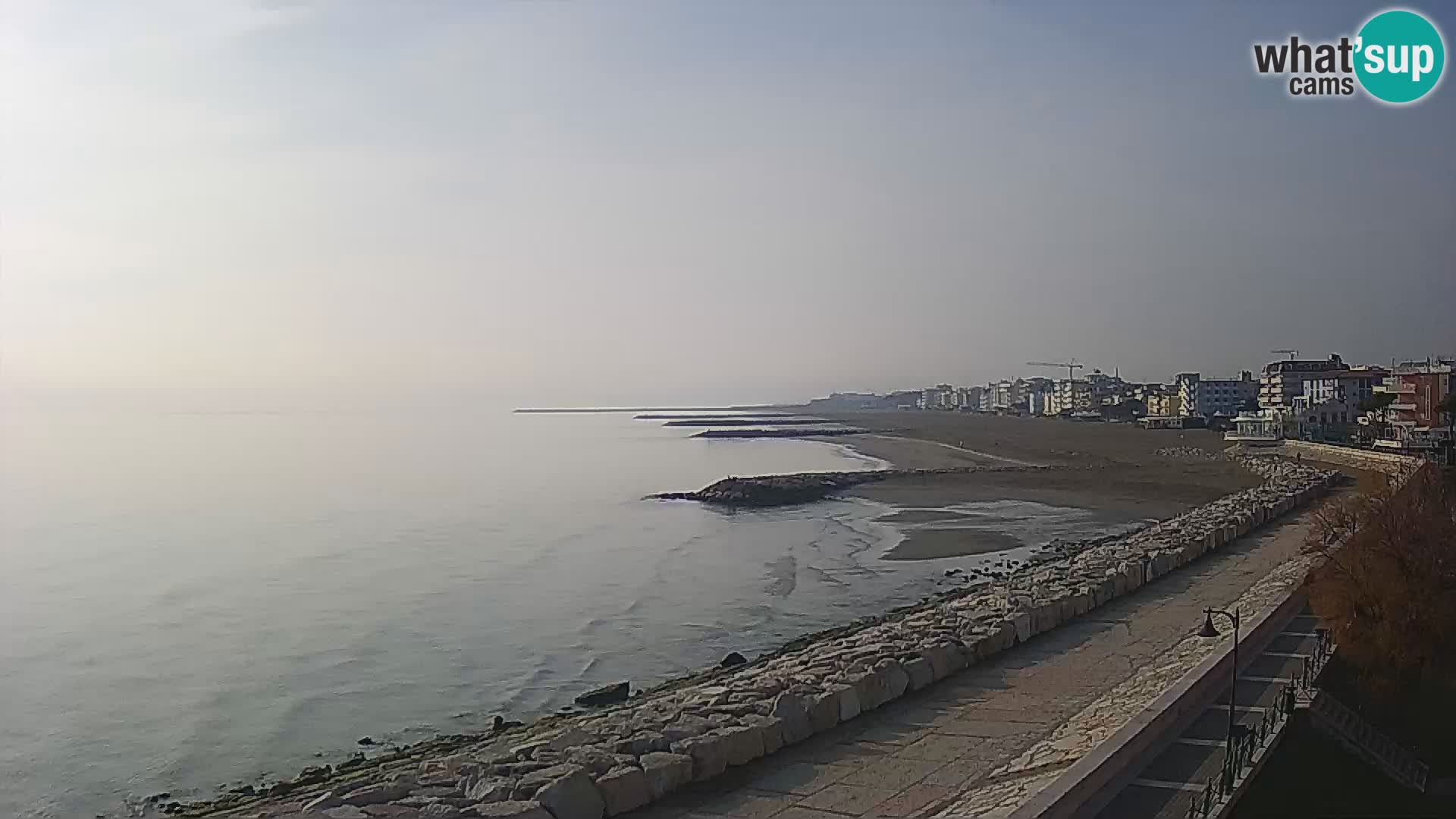 Webcam Caorle Ponente – Vue depuis les Marinai di Caorle