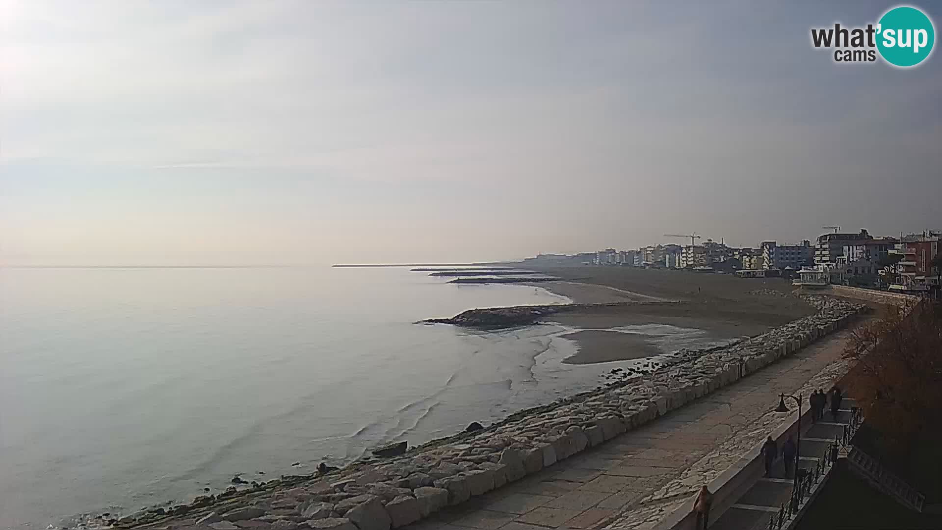 Webcam Caorle Ponente – Blick von Marinai di Caorle