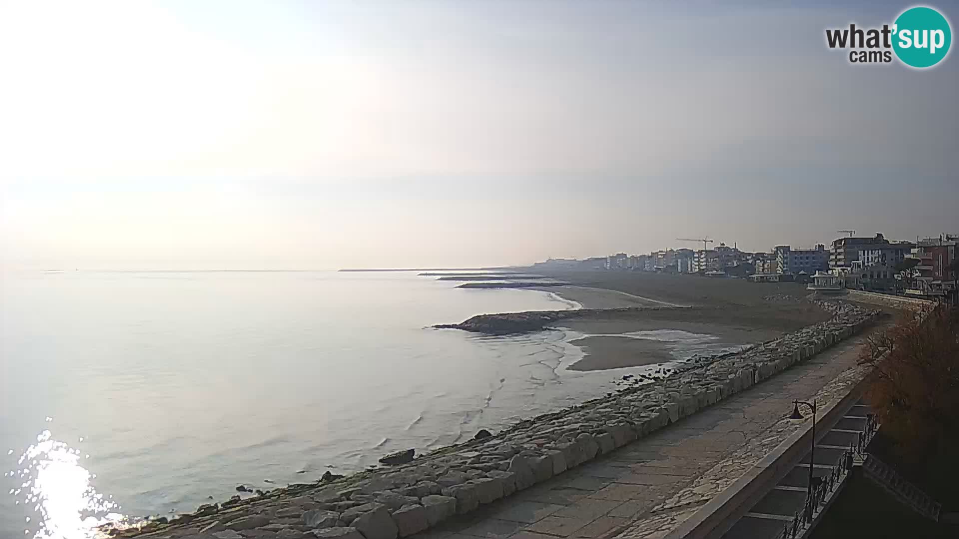 Webcam Caorle Ponente – Blick von Marinai di Caorle